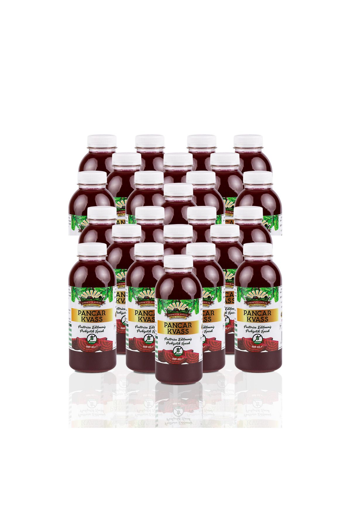 ŞİFA ANA 24 Adet Pancar Kvass (500 Ml.) (pet Şişede)