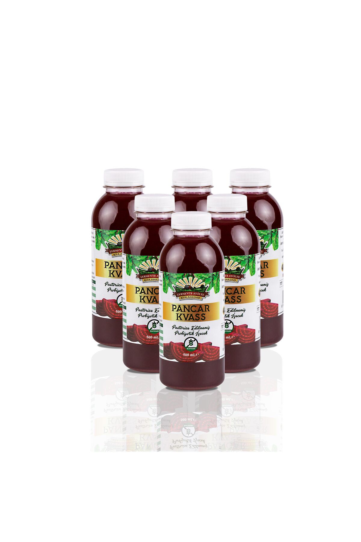 ŞİFA ANA 6 Adet Pancar Kvass (500 Ml.) (pet Şişede)