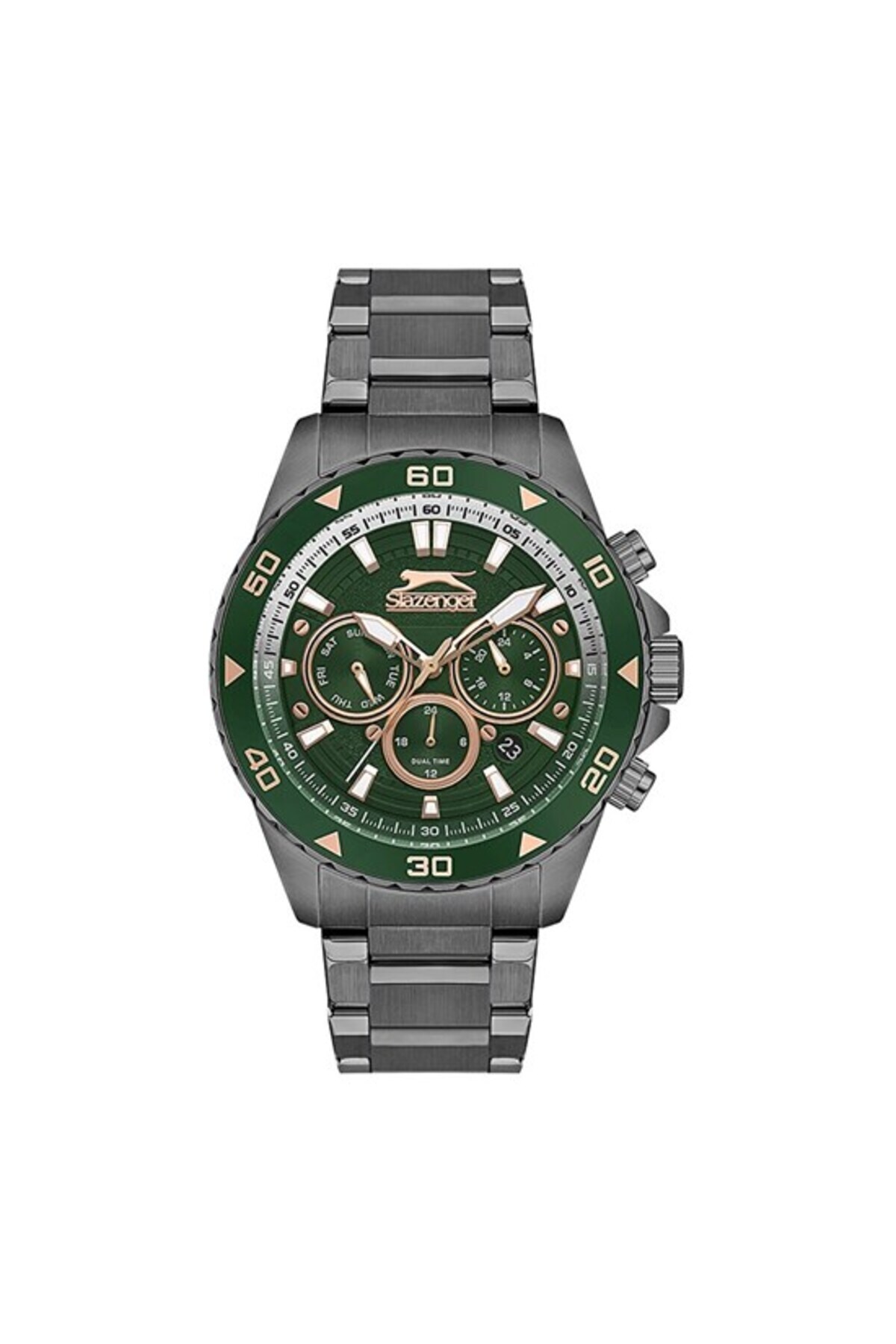 اسلازنگر ساعت مچی مردانه مشکی ۴۶ میلی‌متری کوارتز استیل SL.09.2329.2.01