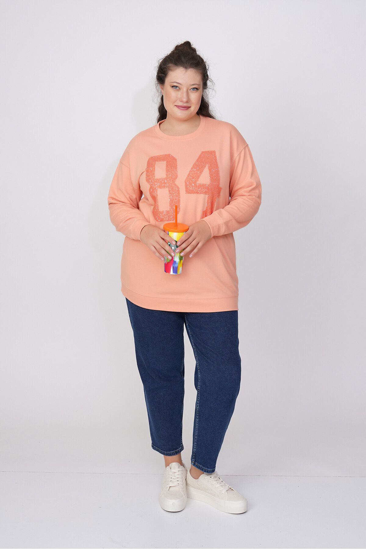 Büyük Moda-84 Sequin Decorated Sweatshirt 2