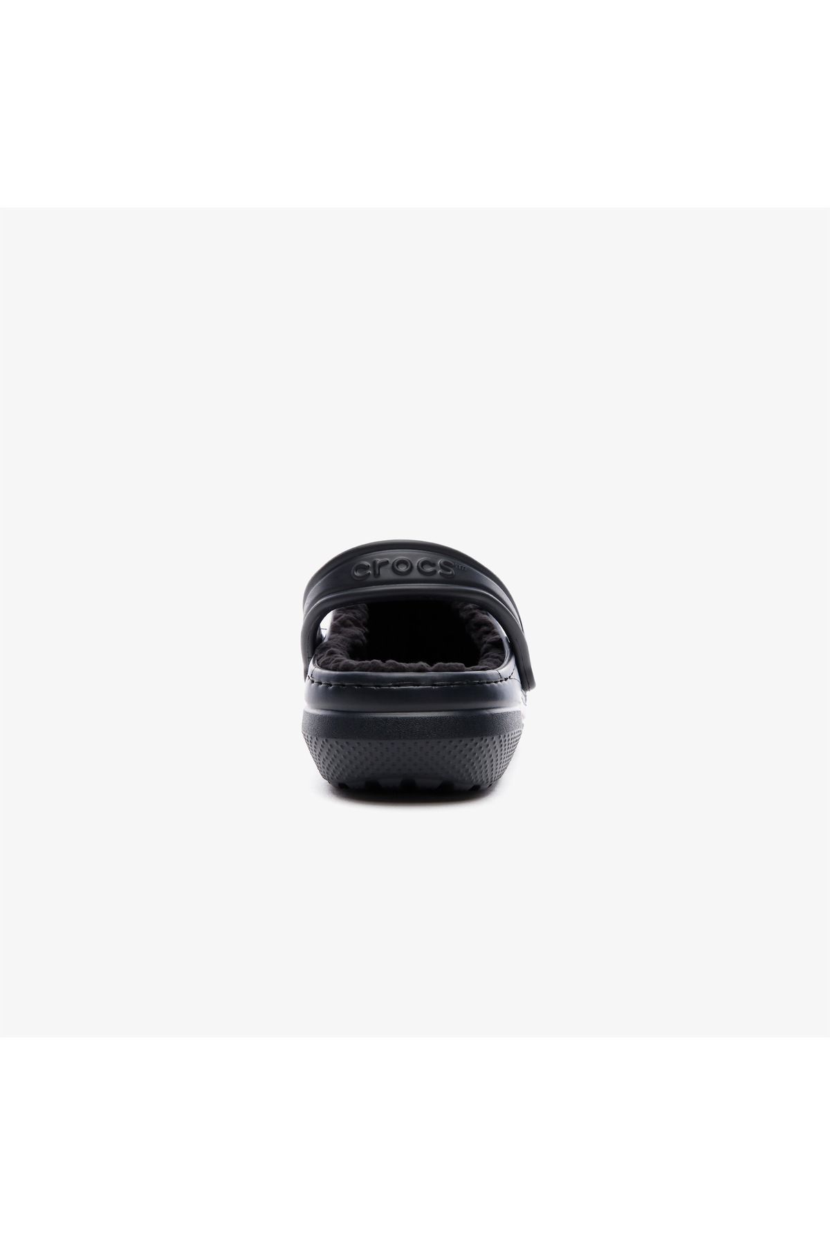 Crocs-Classic Lined Clog Unisex Black Slippers 2
