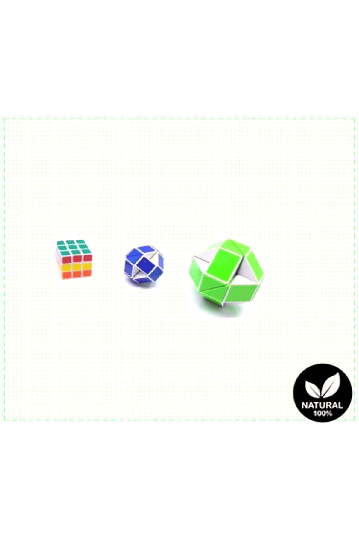 OMZ Şekilden Şekile Giren Sihirli Yılan Zeka Küpü Snake Magic Cube Kız Oyuncakları Erkek Cocuk fotoğrafı 4 (önizleme)