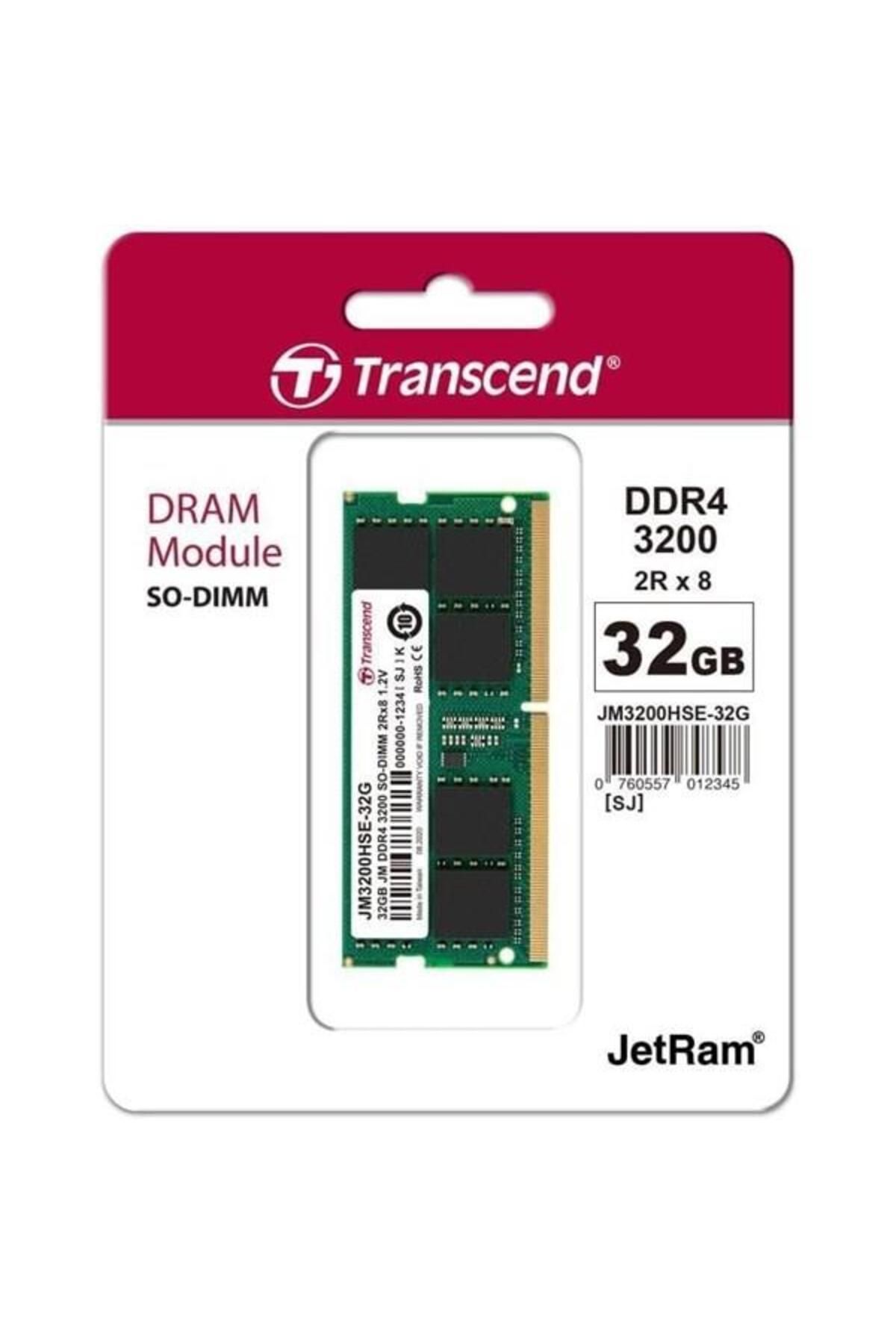 Transcend-32gb Ddr4 3200mhz Cl22 Notebook Ram Value Jm3200hse-32g 2