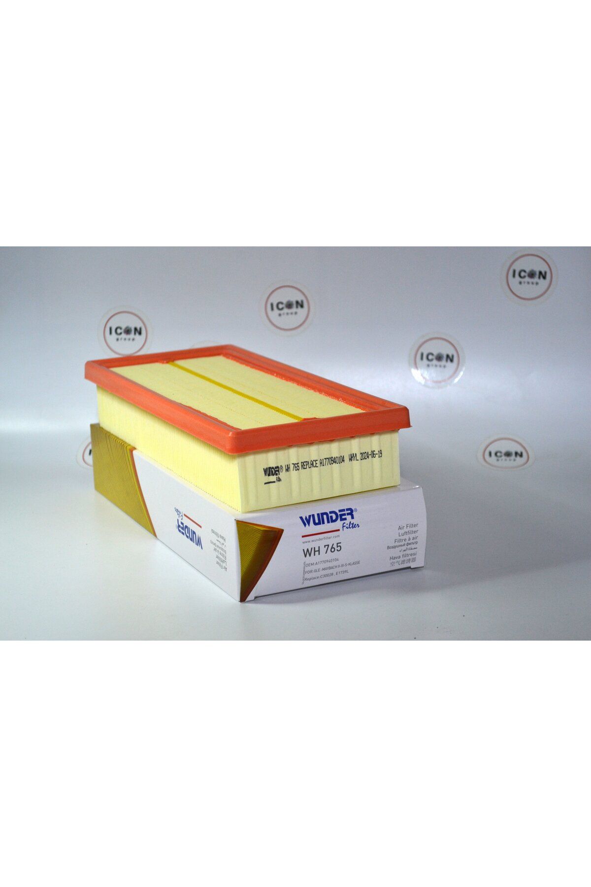 WUNDER FILTER-فلتر هواء ICON GROUP - مرسيدس GLE - مايباخ II - III - S Klasse - WH 765 5