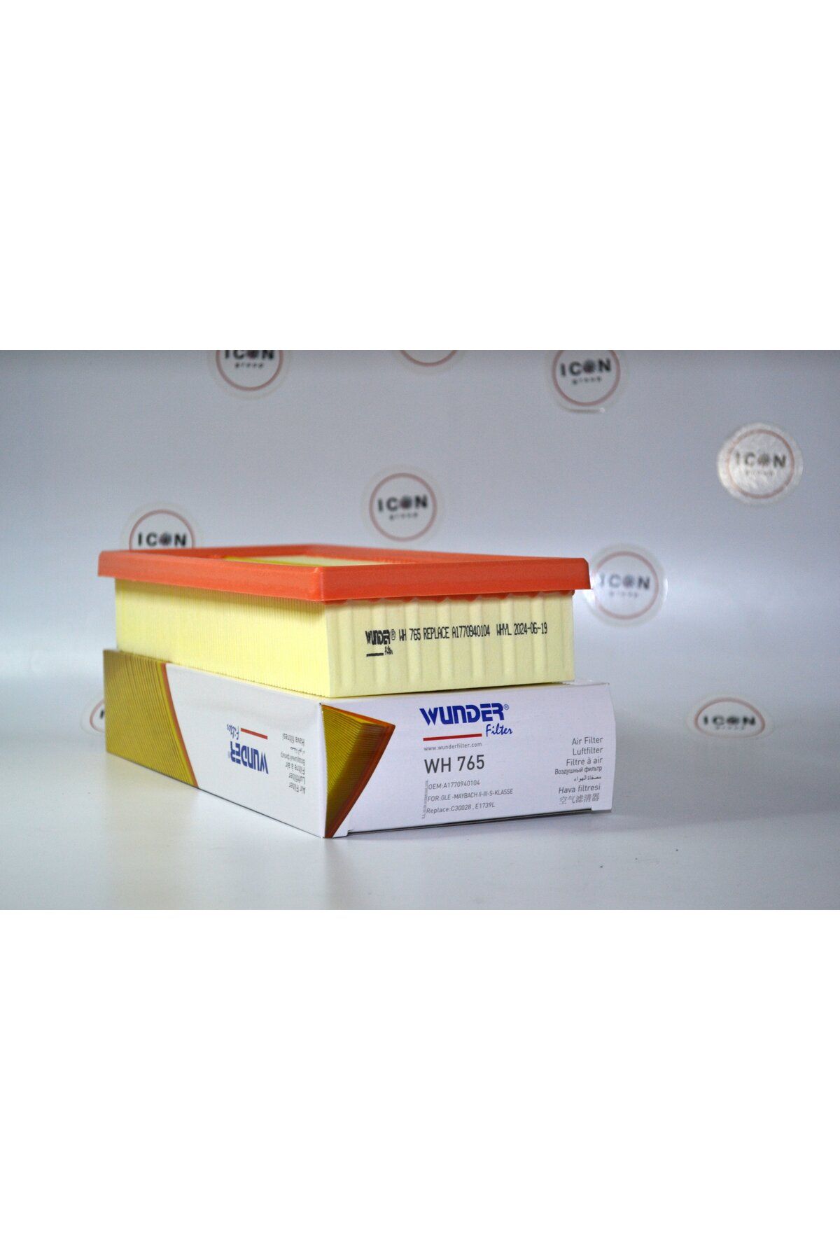 WUNDER FILTER-فلتر هواء ICON GROUP - مرسيدس GLE - مايباخ II - III - S Klasse - WH 765 3