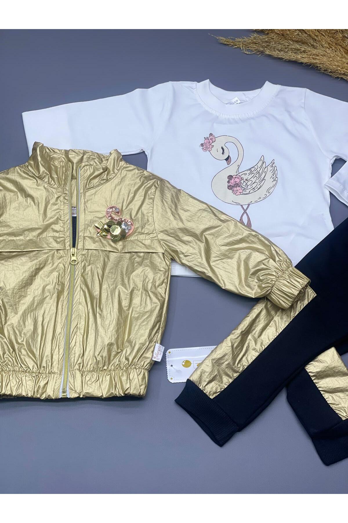 ZİMBOO KRİNKIL KUMAŞ KĞU AKSESUARLI YAĞMURLUK 3 LÜ TAKIM fotoğrafı 4 (önizleme)