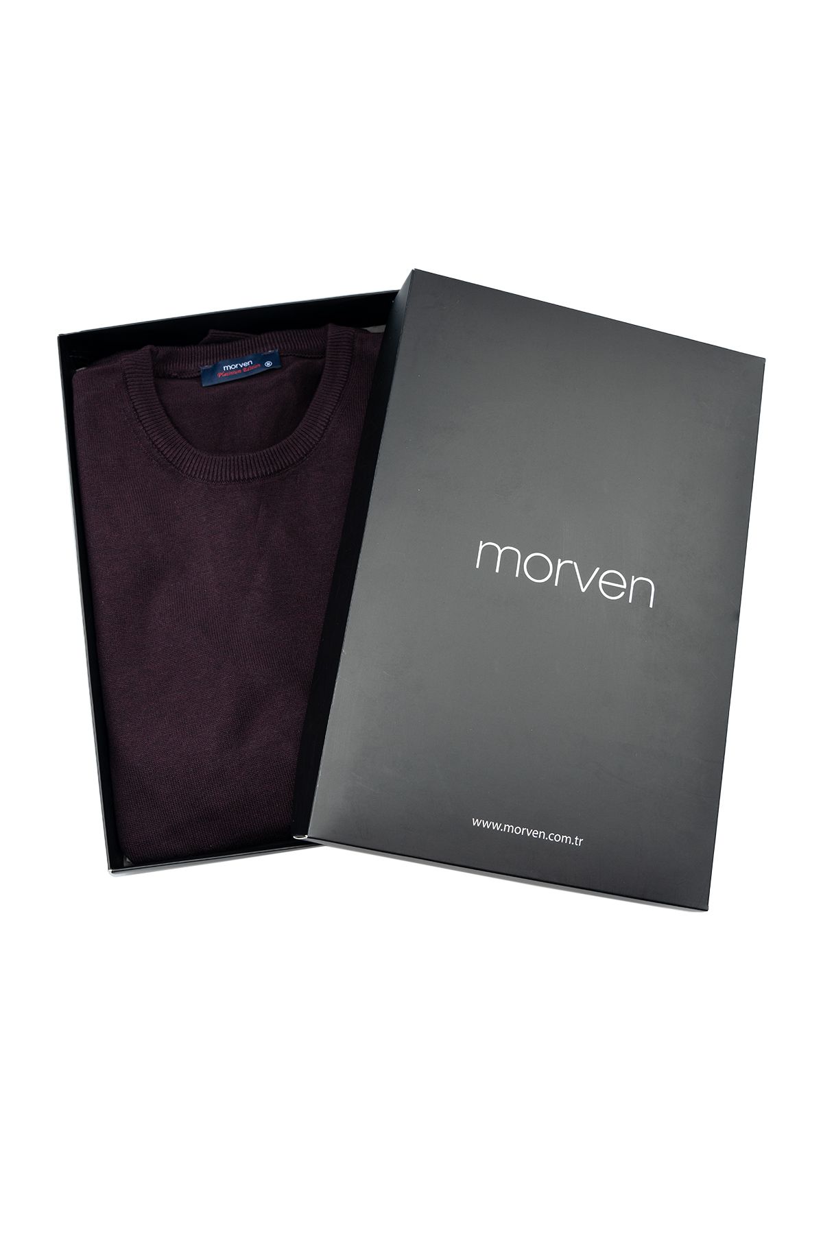 Morven-Purple Basic Dynamic Fit Relaxed Cut Crew Deck CUTIE CADOU Tricoturi Pulover 1