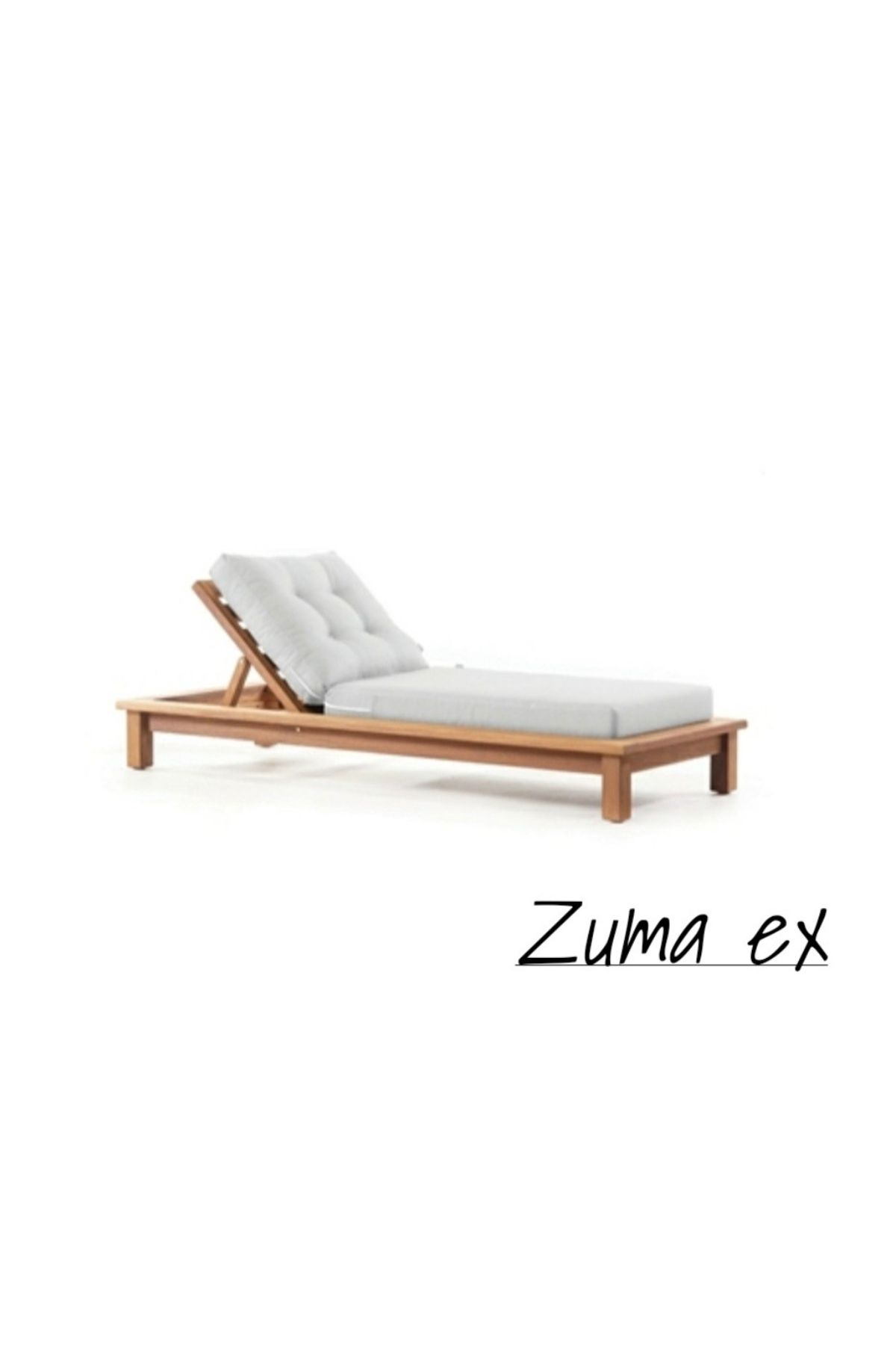 LA TİENDA HOME GARDEN Zuma Ex İroko Şezlong