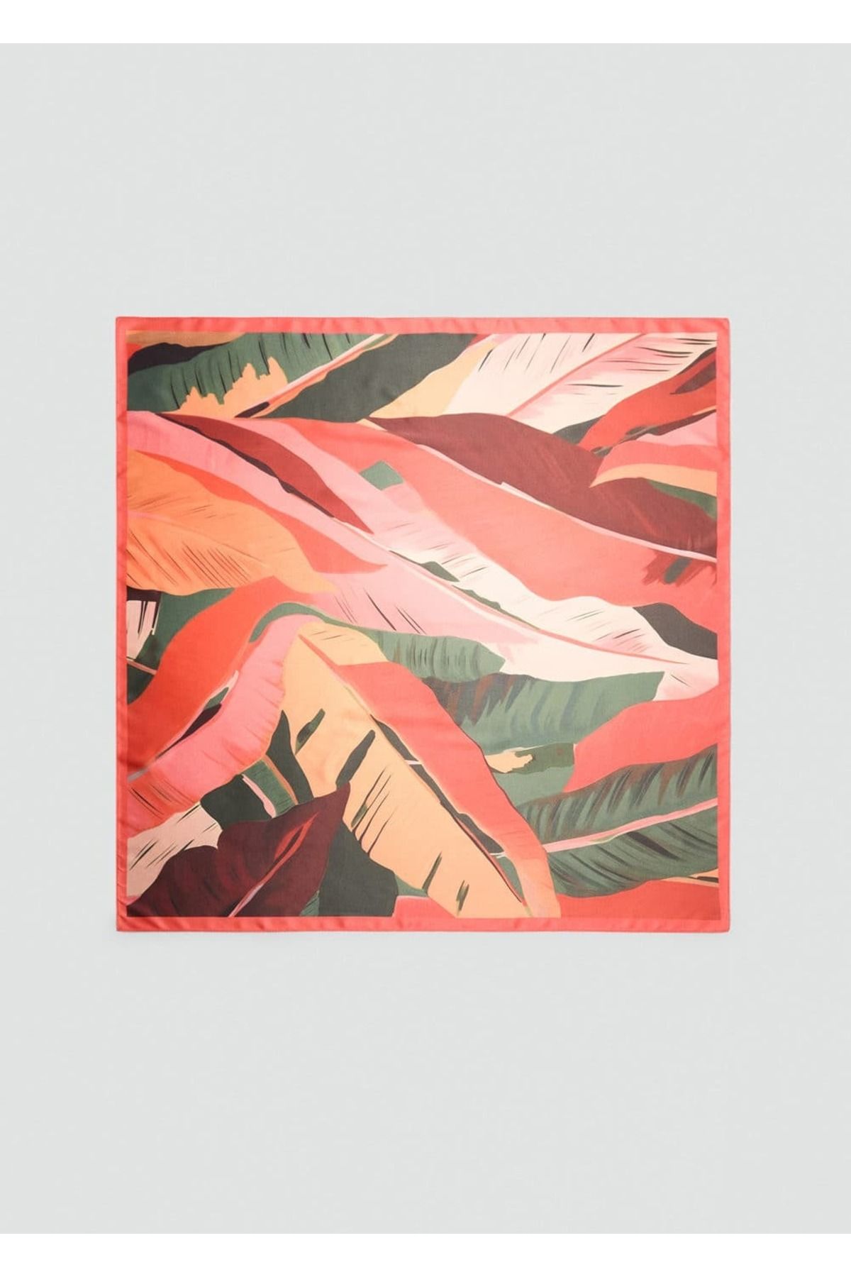 MANGO Woman-Multicolored Patterned Scarf 2
