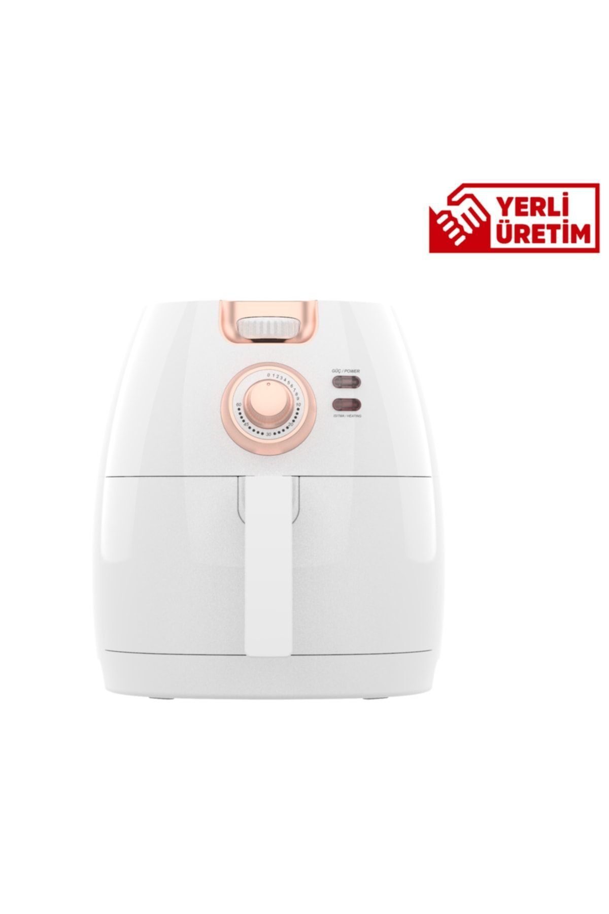 St Morritz Beyaz Aircook Yağsız Kızartma Sıcak Hava Fritöz - Airfryer Sc300 5 Lt 1650 Watt