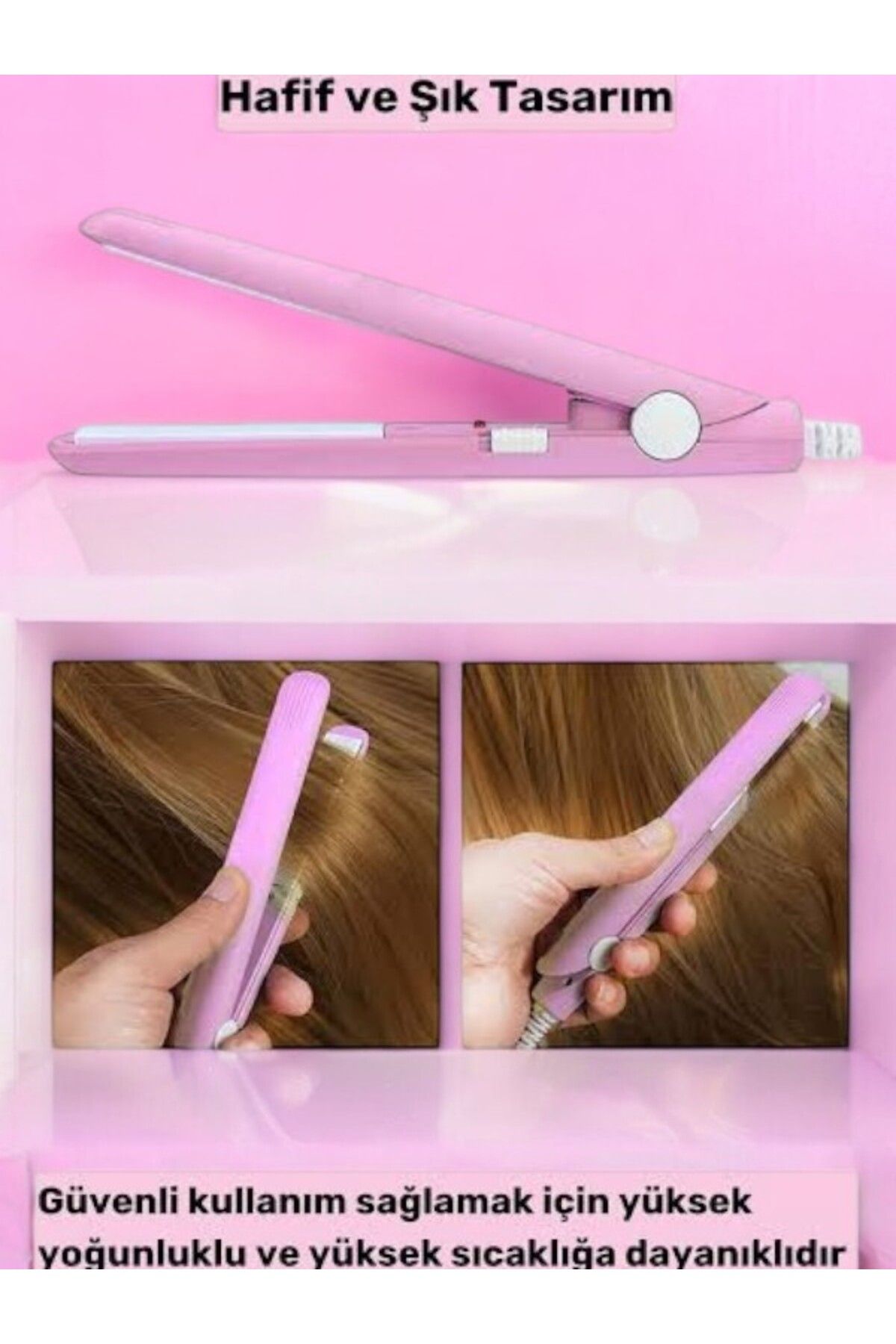 HDRNstore-Anti-Electrication Mini Straightener Offering Heat Adjustment up to 160 Degrees 4