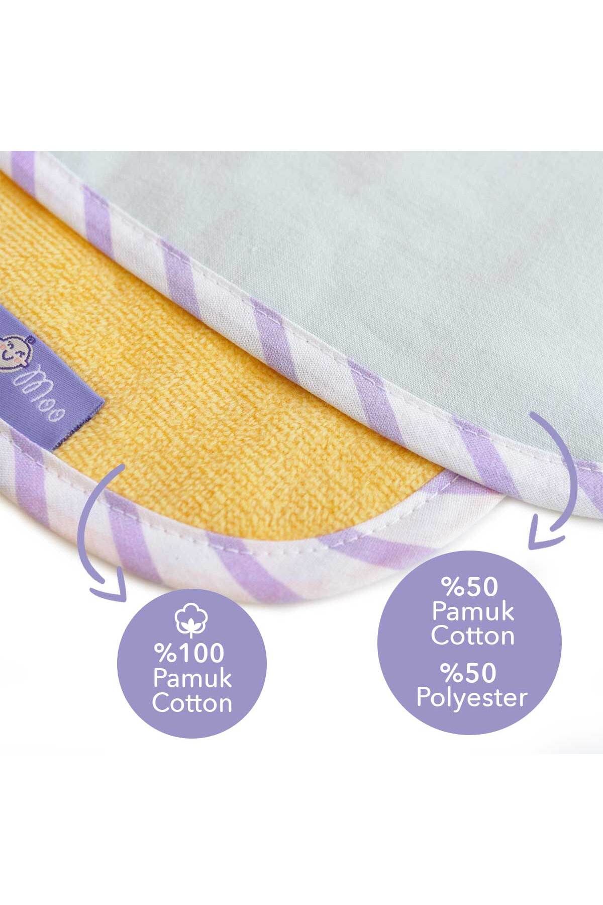 Milk & Moo-Milk&Moo Towel Bib Set of 2 Chubby Cat and Sangaloz 4