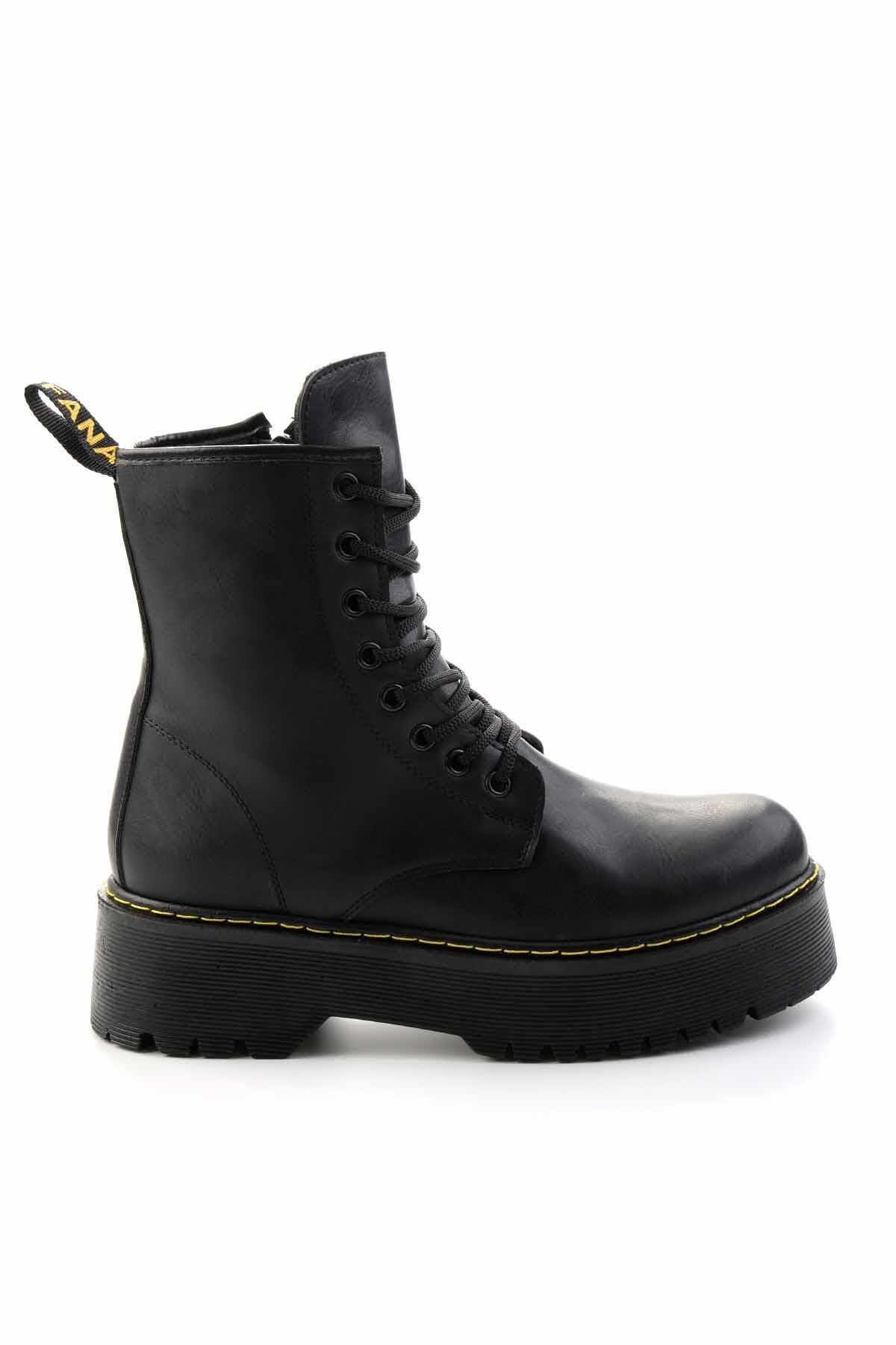 Siyah Kadın Bot & Bootie K02823410009 - 3
