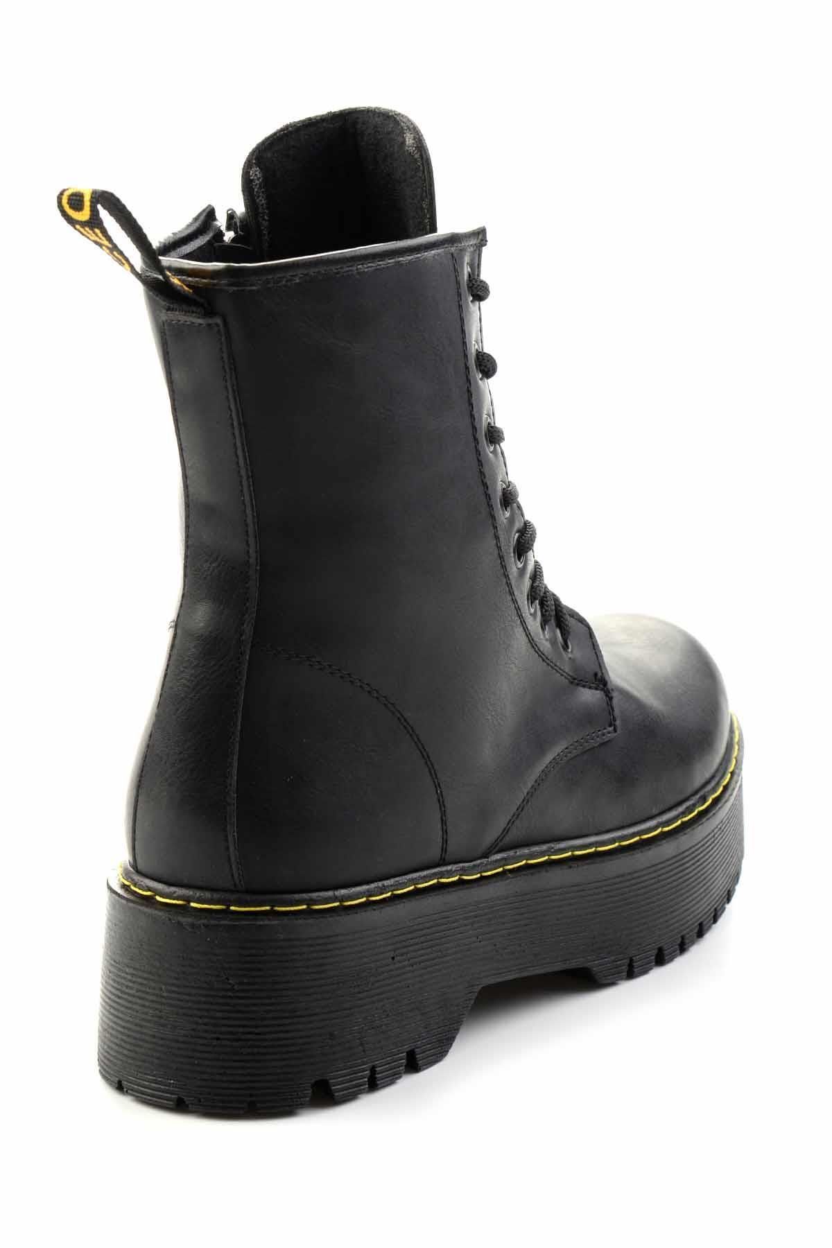 Siyah Kadın Bot & Bootie K02823410009 - 5
