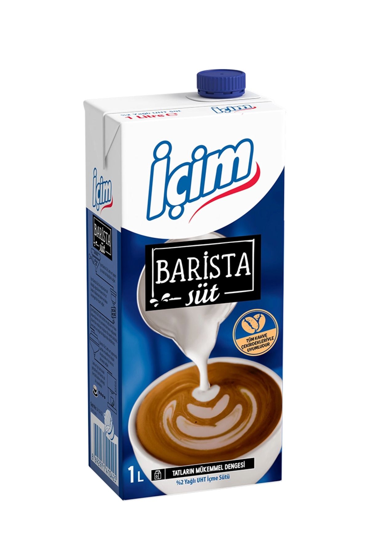 İçim İçim Barista Süt 1 LT x 12 Adet (Koli)