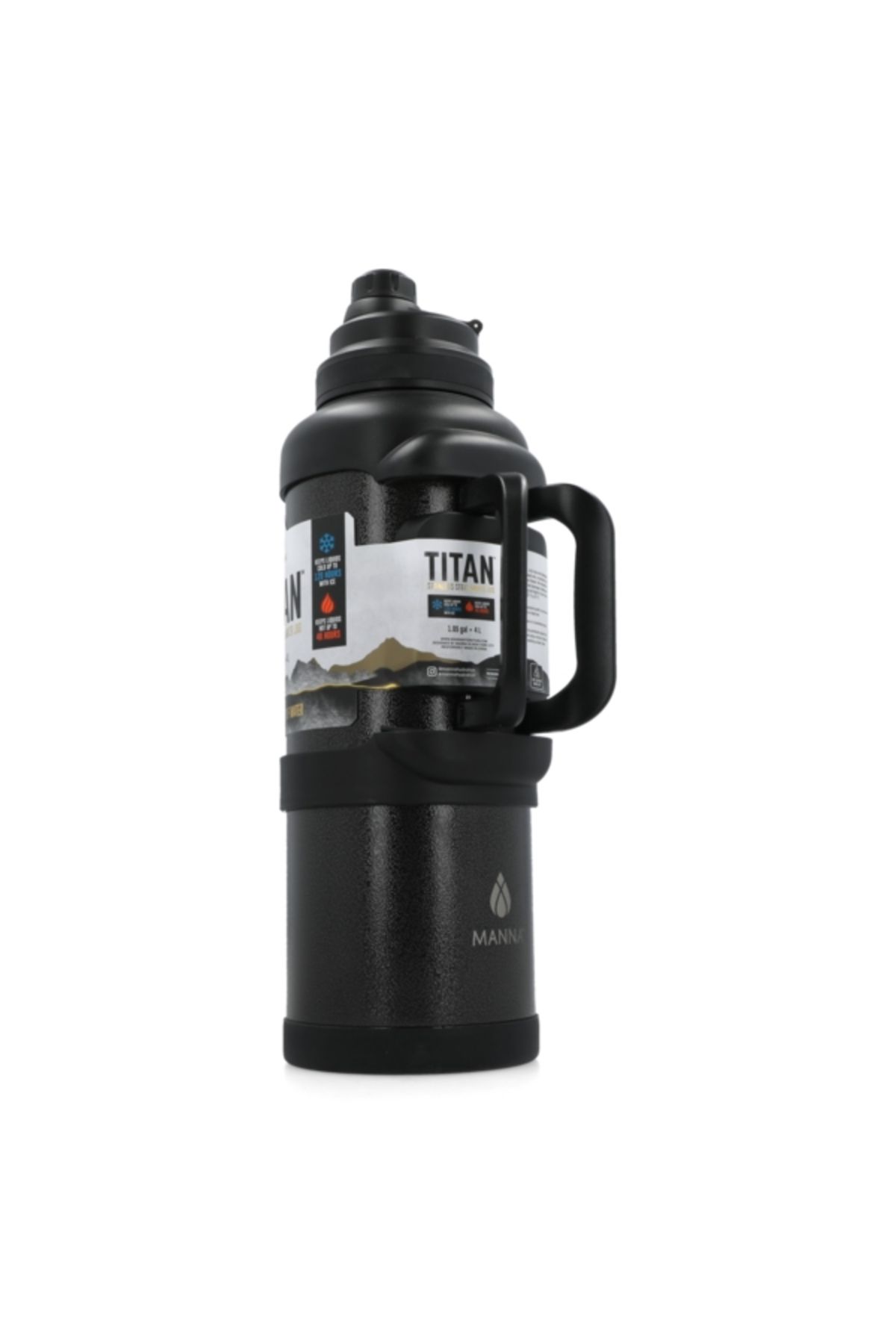 manna-Titan Stainless Steel Carry Handle Water Bottle 4 Liter 5