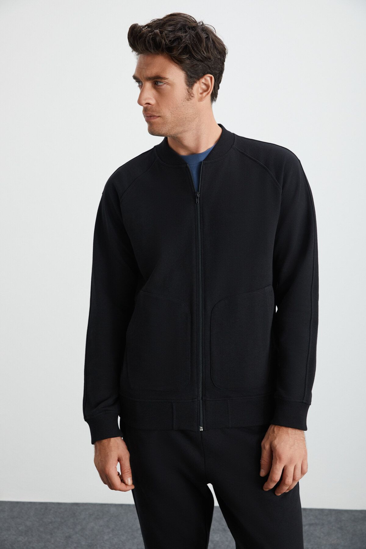 GRIMELANGE-FABER Herrenjacke aus 100 % Baumwolle in Schwarz 5