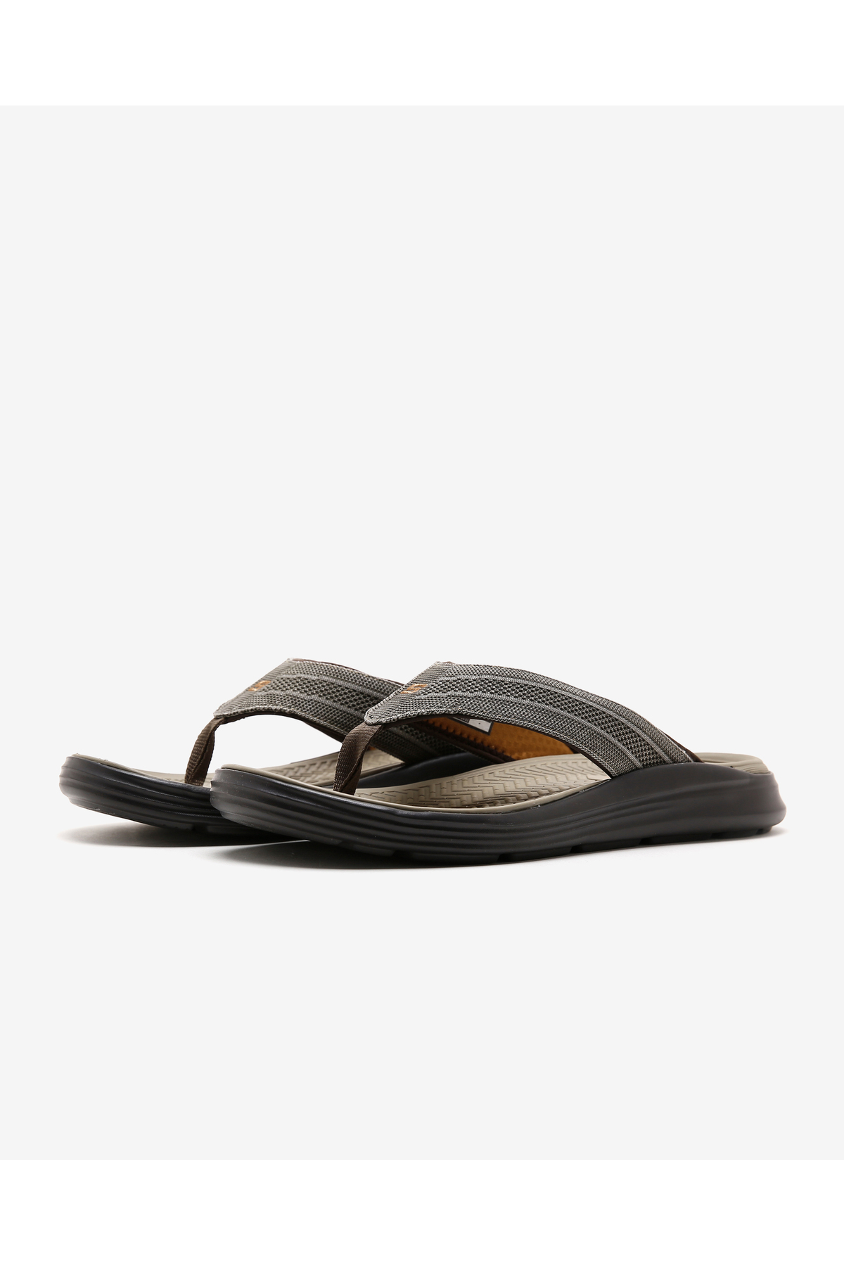 Resim SKECHERS Thong Sandal Erkek Kahverengi Parmak Arası Terlik 204383 LTBR 