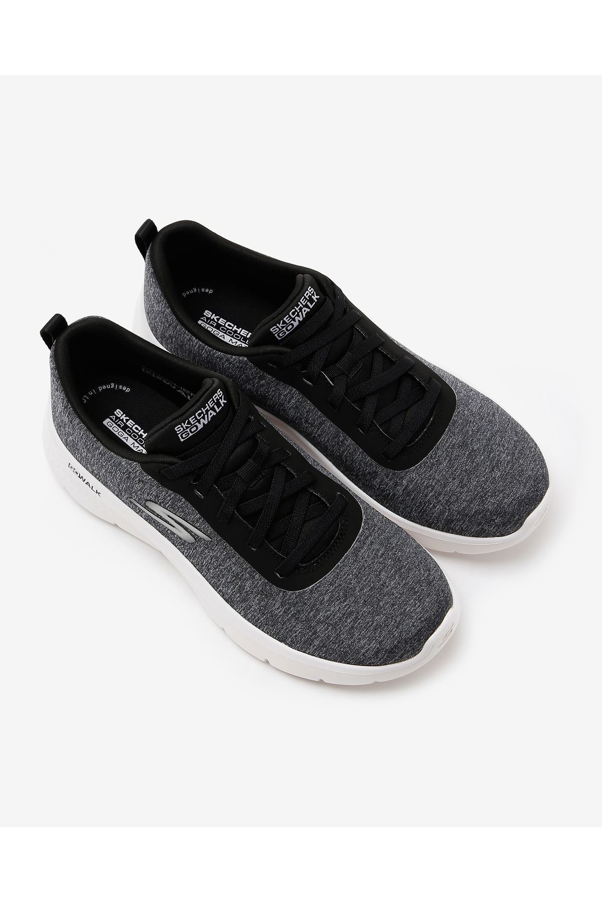 کفش دو و تمرین مشکی زنانه GO WALK FLEX لبخند خیره کننده های سیاه پیاده روی BLK Skechers