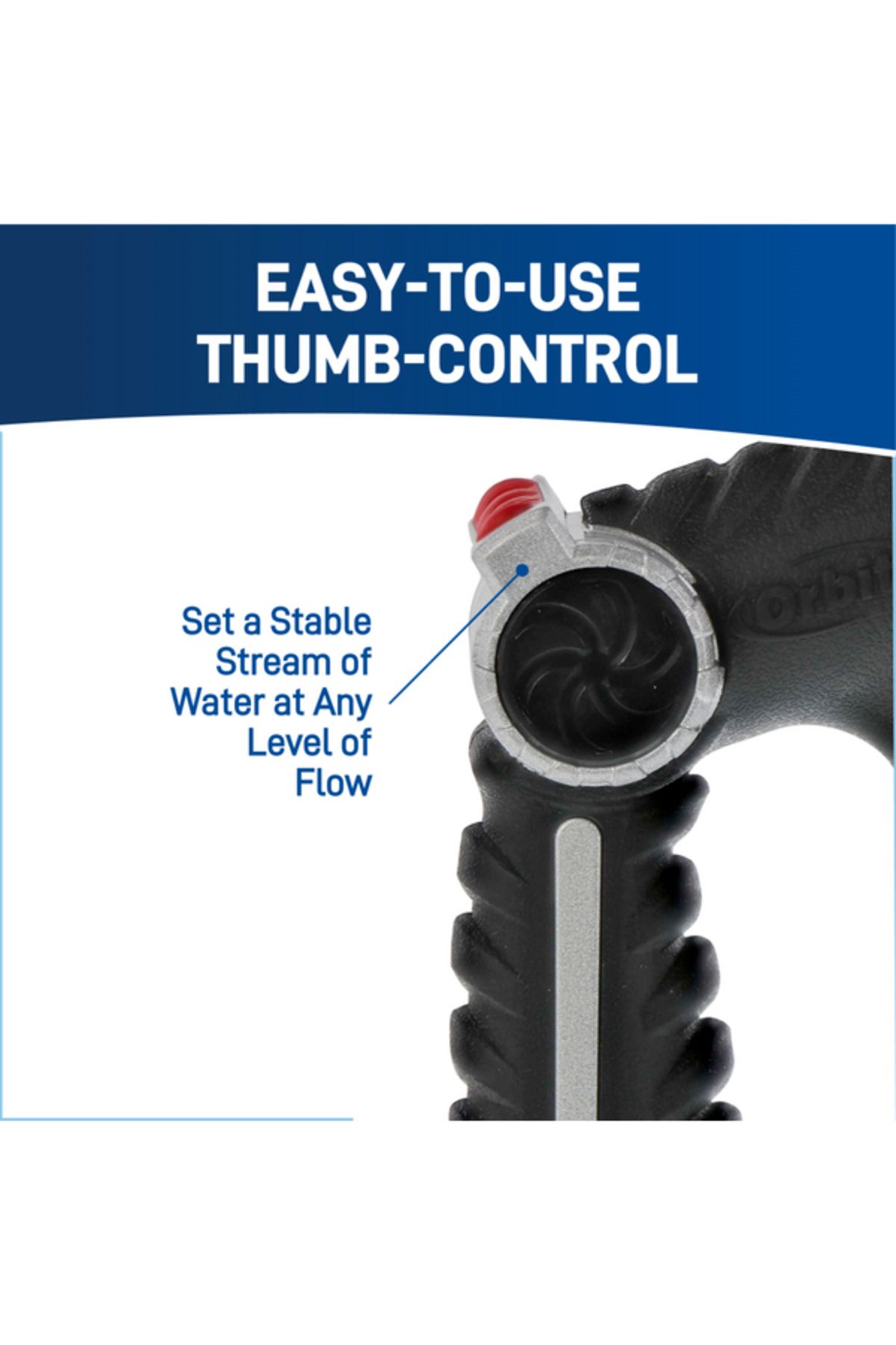 Orbit-Pro Series 8-Pattern Thumb Control Nozzle 26812 4