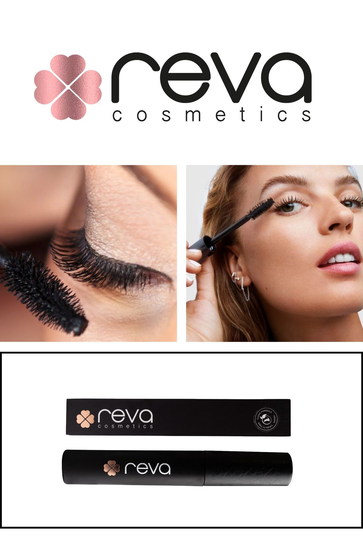 REVA-Volumizing Hybrid Mascara - Hybrid Volume Mascara Black - No: 802 - Vegan & Clean Content 4