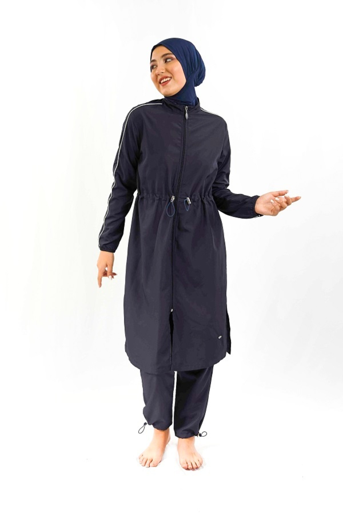 QUICK-DRYING FULL-CLOSED HIJAB SWIMSUIT