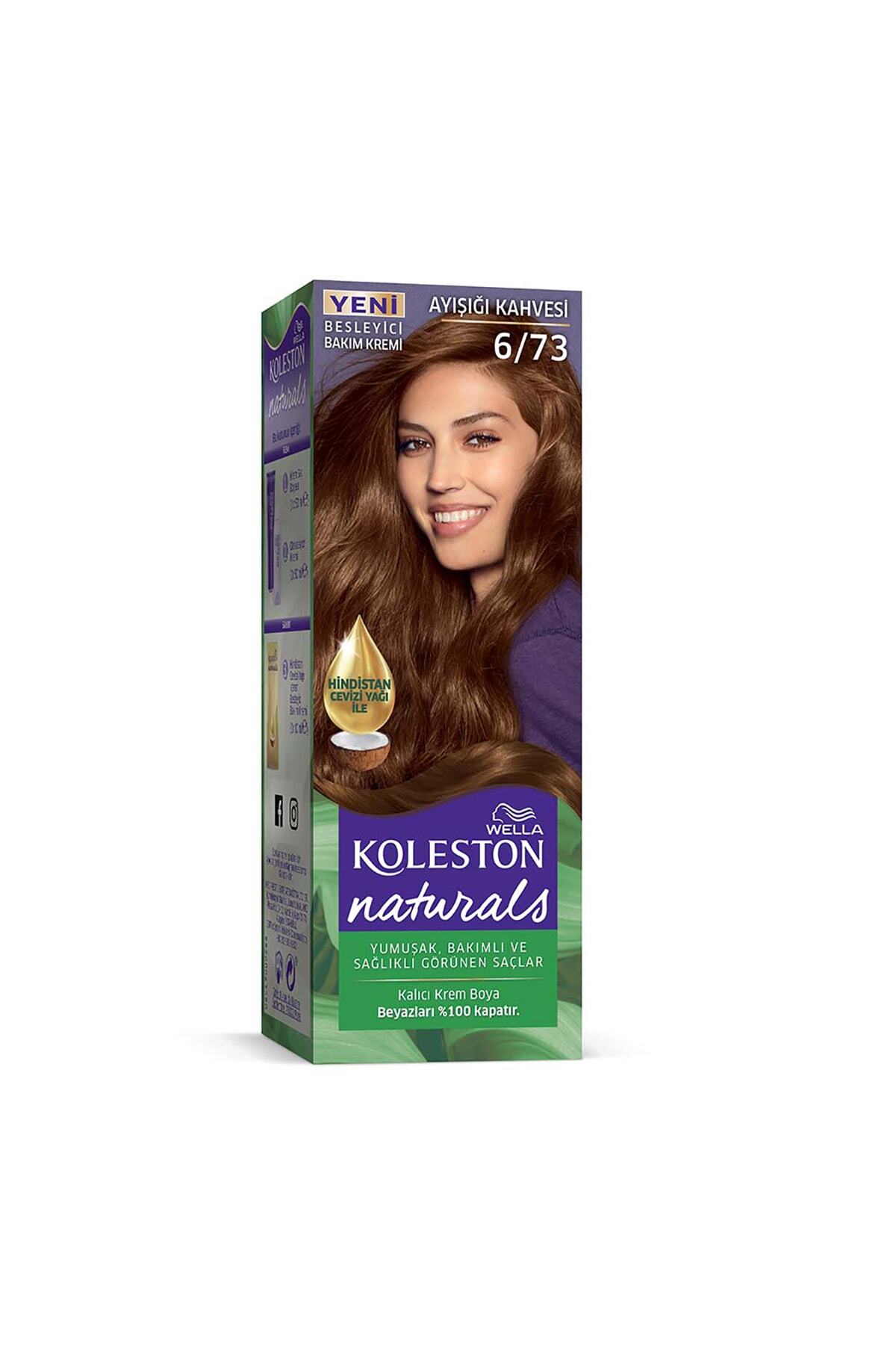 ولا رنگ موی Koleston Naturals شماره 6/73 قهوه‌ای مهتابی x2 عدد