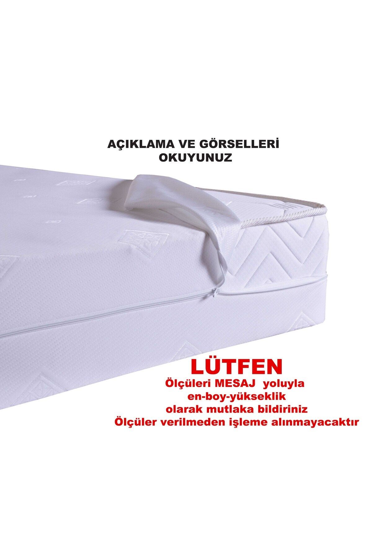 Artex Kılıf 100x200 Yatak Kılıfı Koruyucusu Fermuarlı Kılıf Yatağa Özel Üretim