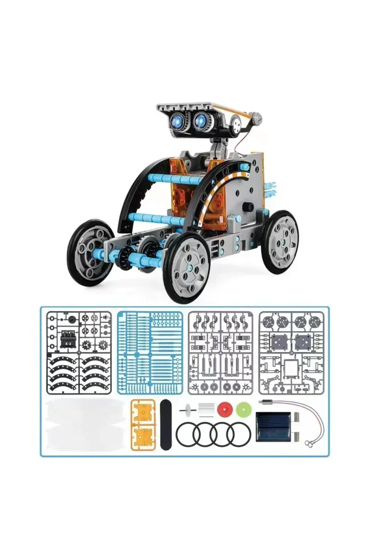 Choice-New Educational Solar Robot Kit Experiment DIY Assembly Puzzle Toy Car 13 in 1 Intelligent Fun Ro... 6
