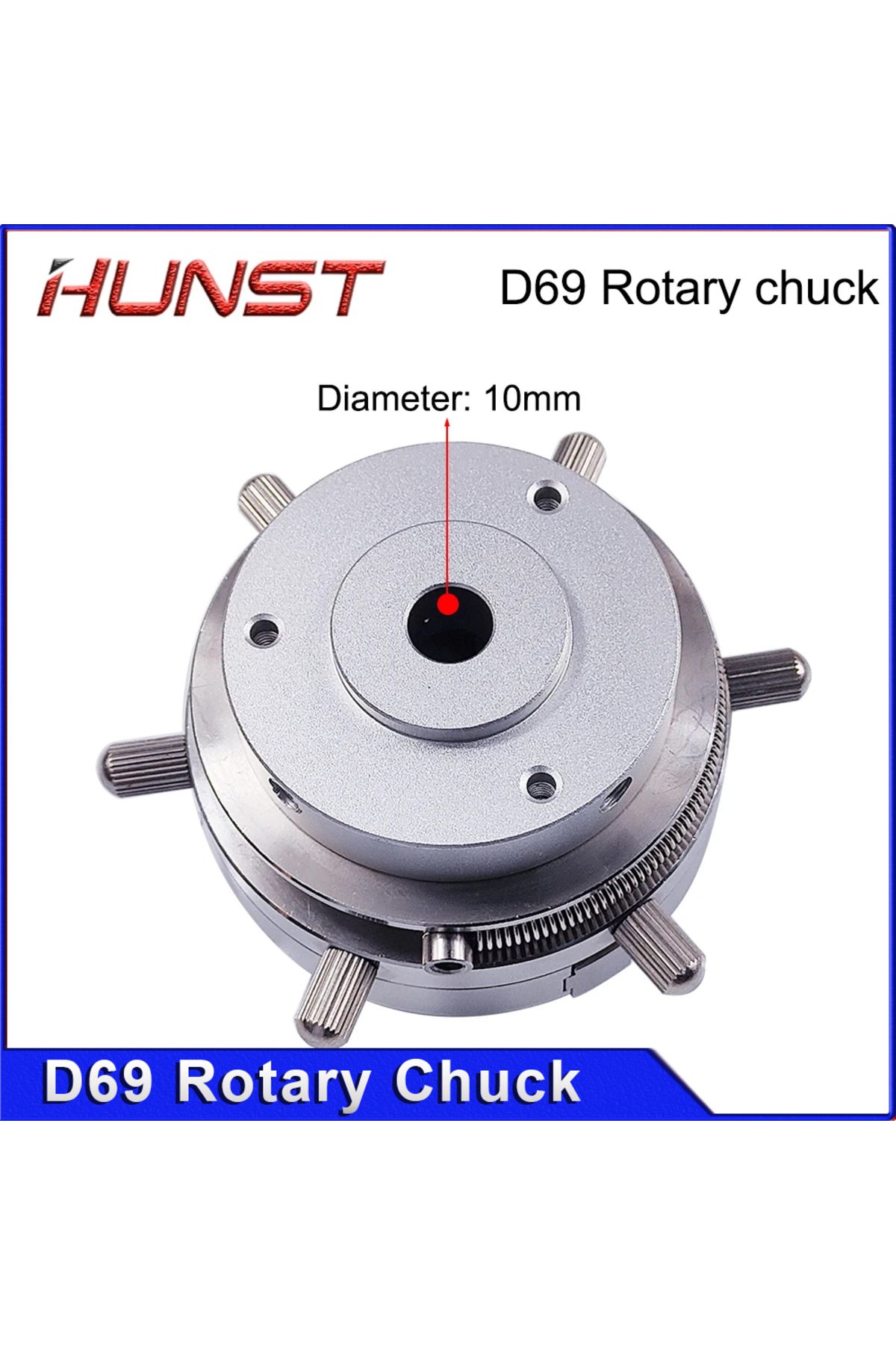 Choice-Hunst D69 Auto Lock Rotary Attachment CNC Router Laser Marking Machine Rotary Axis Chuck for Ring... 6