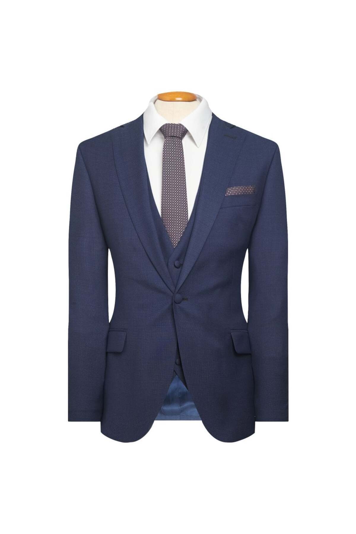 Slim Fit Takım Elbise — سرمه‌ای TFR13953