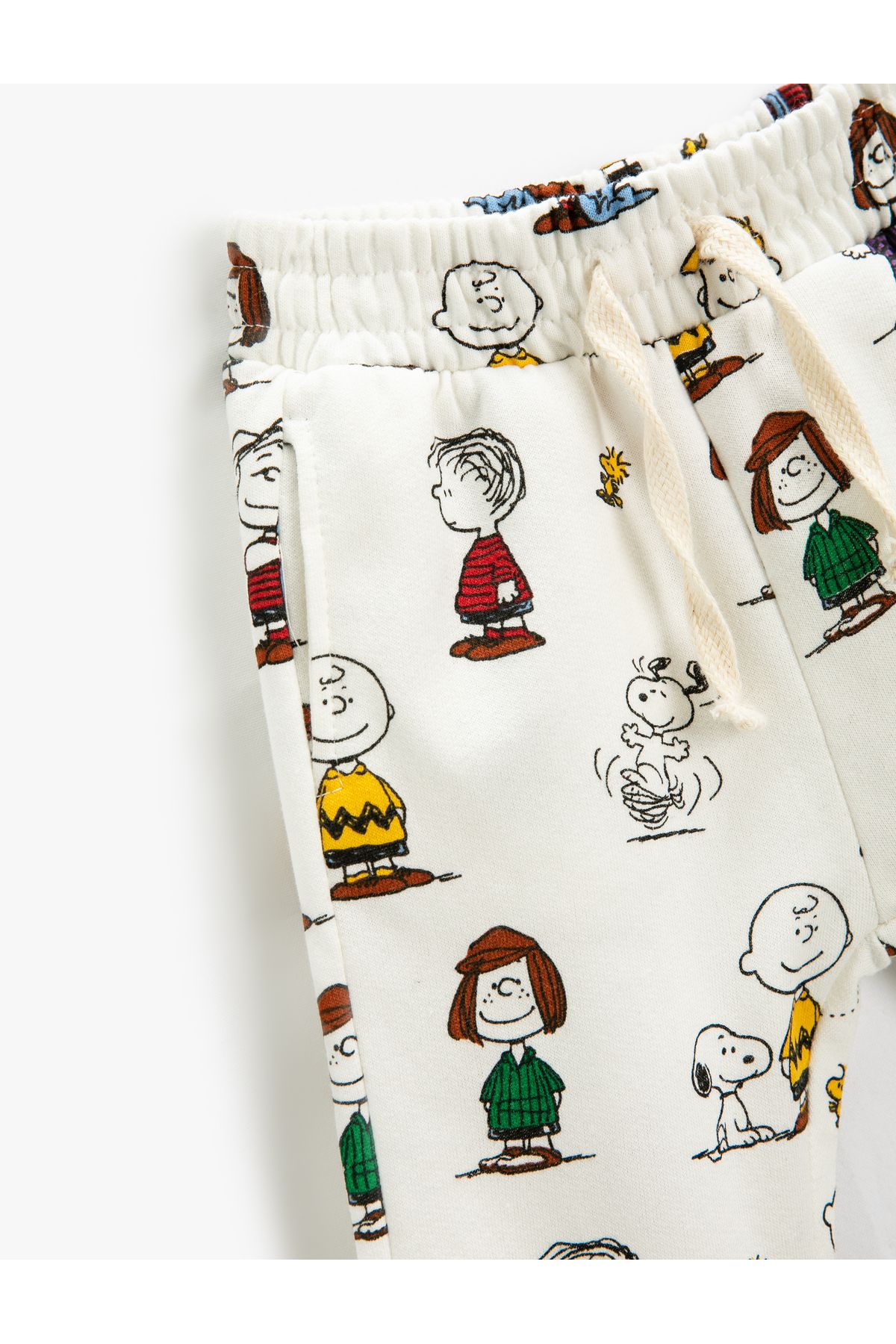 Koton-Snoopy Printed Jogger Sweatpants Licensed Cotton with Pockets 3