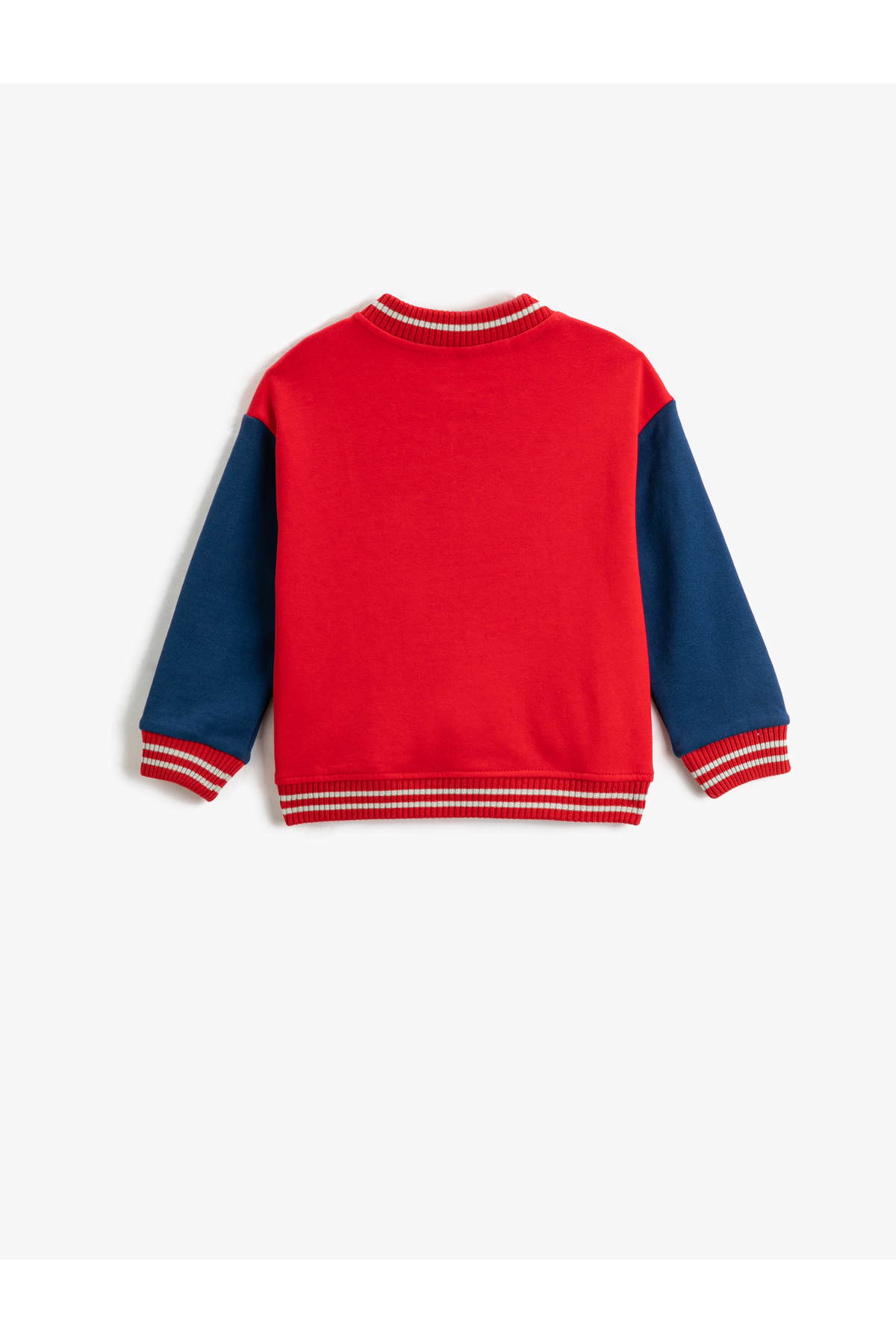 Koton Kolej Ceket Renk Bloklu Cepli Çıtçıt Kapamalı Yuvarlak Yaka Pamuklu fotoğrafı 4 (önizleme)