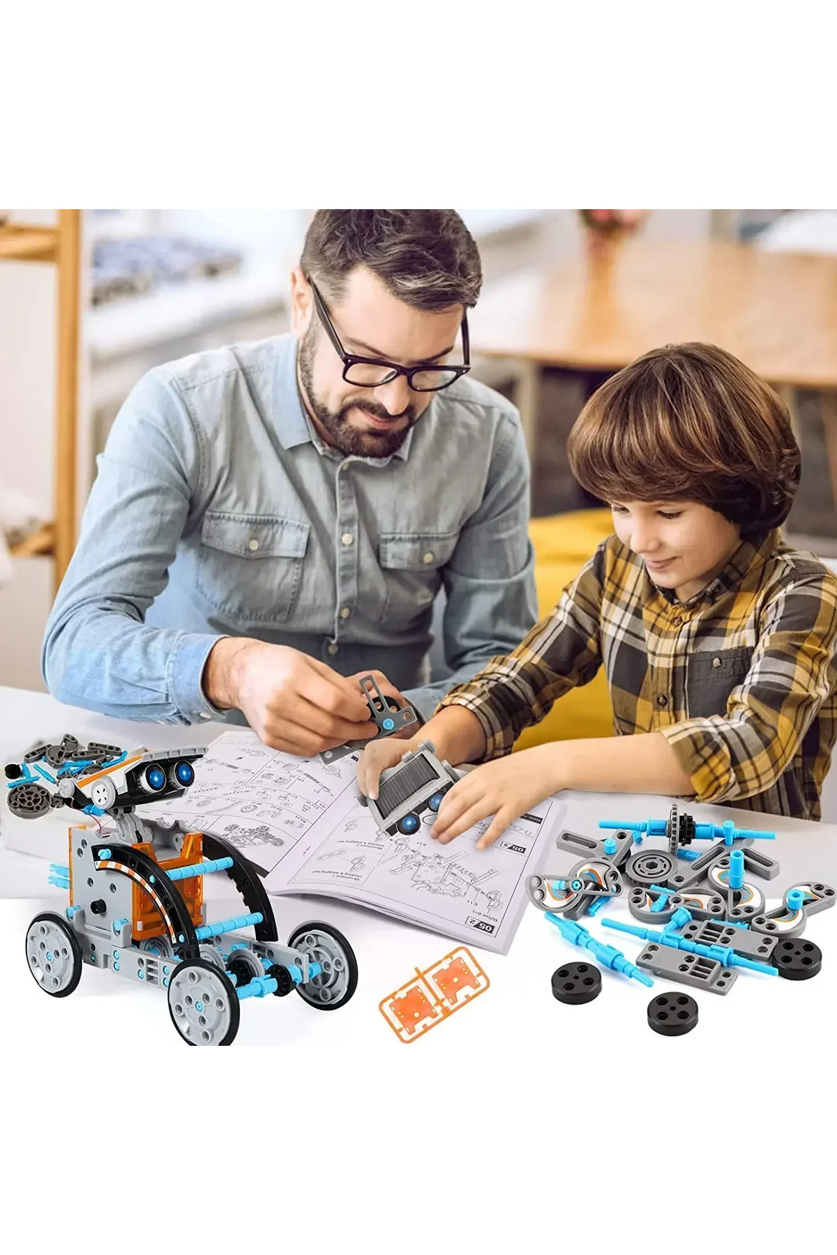 Choice-New Educational Solar Robot Kit Experiment DIY Assembly Puzzle Toy Car 13 in 1 Intelligent Fun Ro... 3
