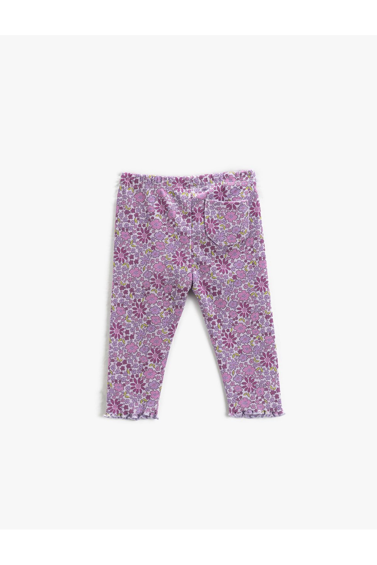 Koton-Floral Leggings with Elastic Waist 2