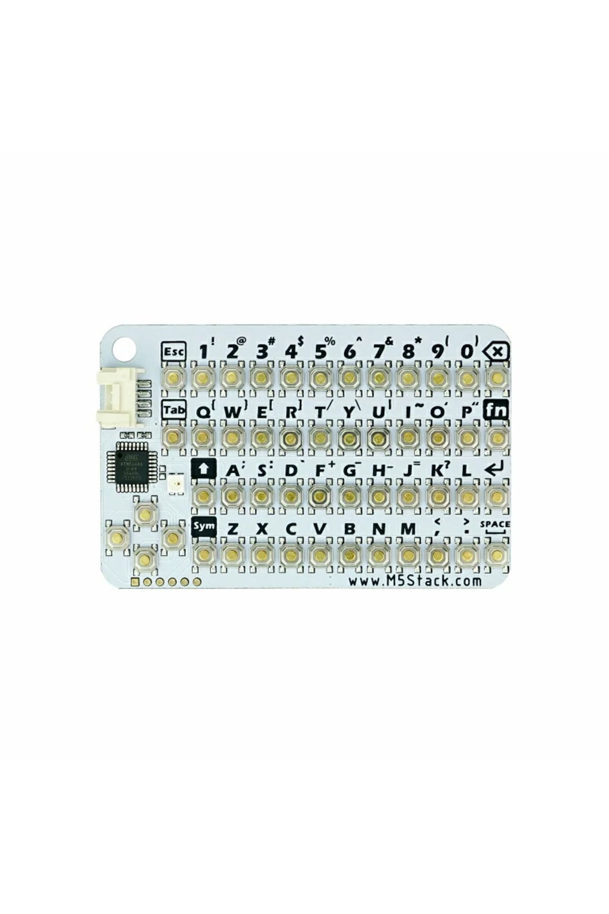 FMchip-M5Stack CardKB v1.1  50 Key QWERTY Keyboard Development I2C Port Kit Keyboard Peripherals for M5S... 4