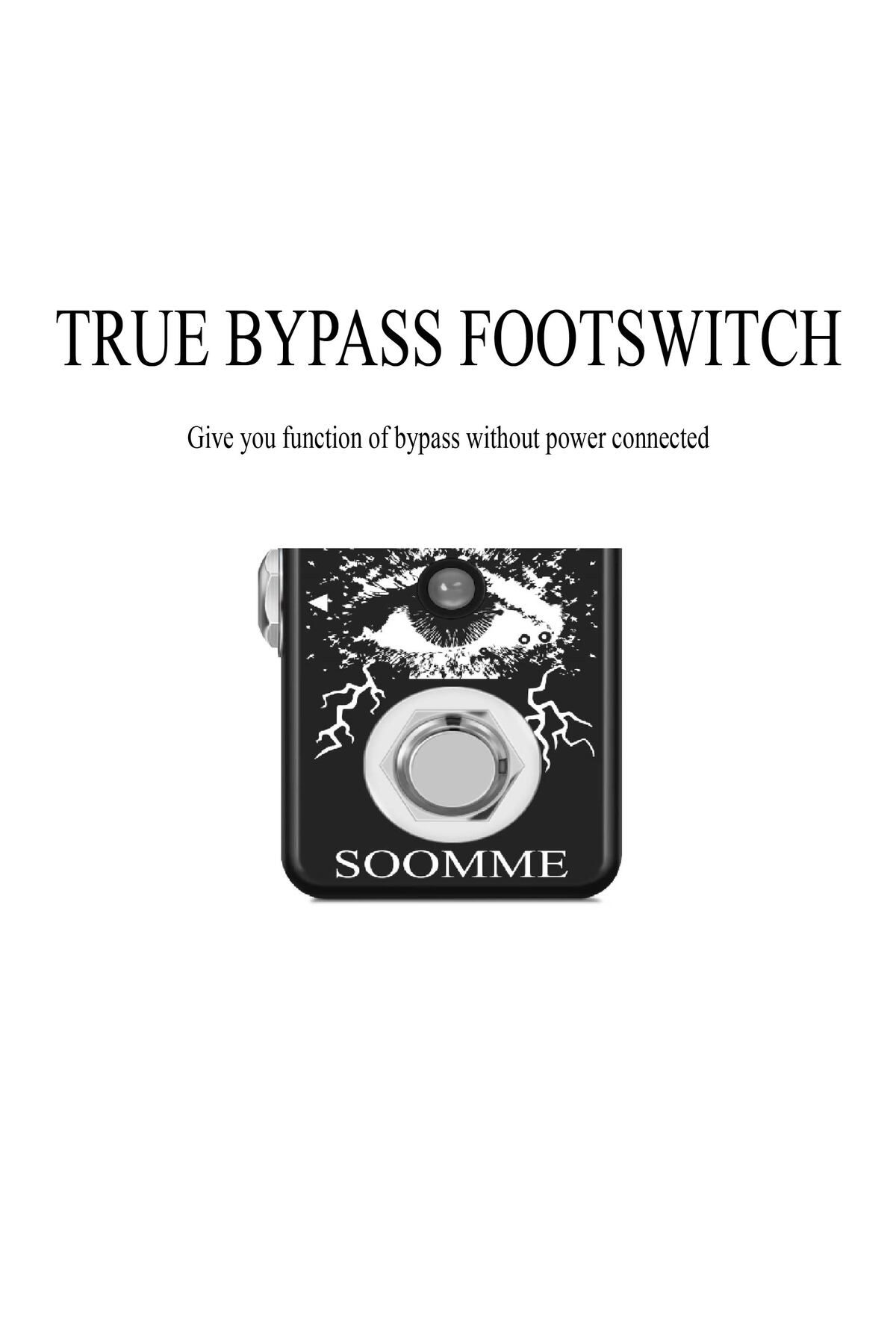 Choice-SOOMME HT-01 Noise Killer Pedal Noise Gate Suppressor Effect Pedal 2 Modes True Bypass for Electr... 4