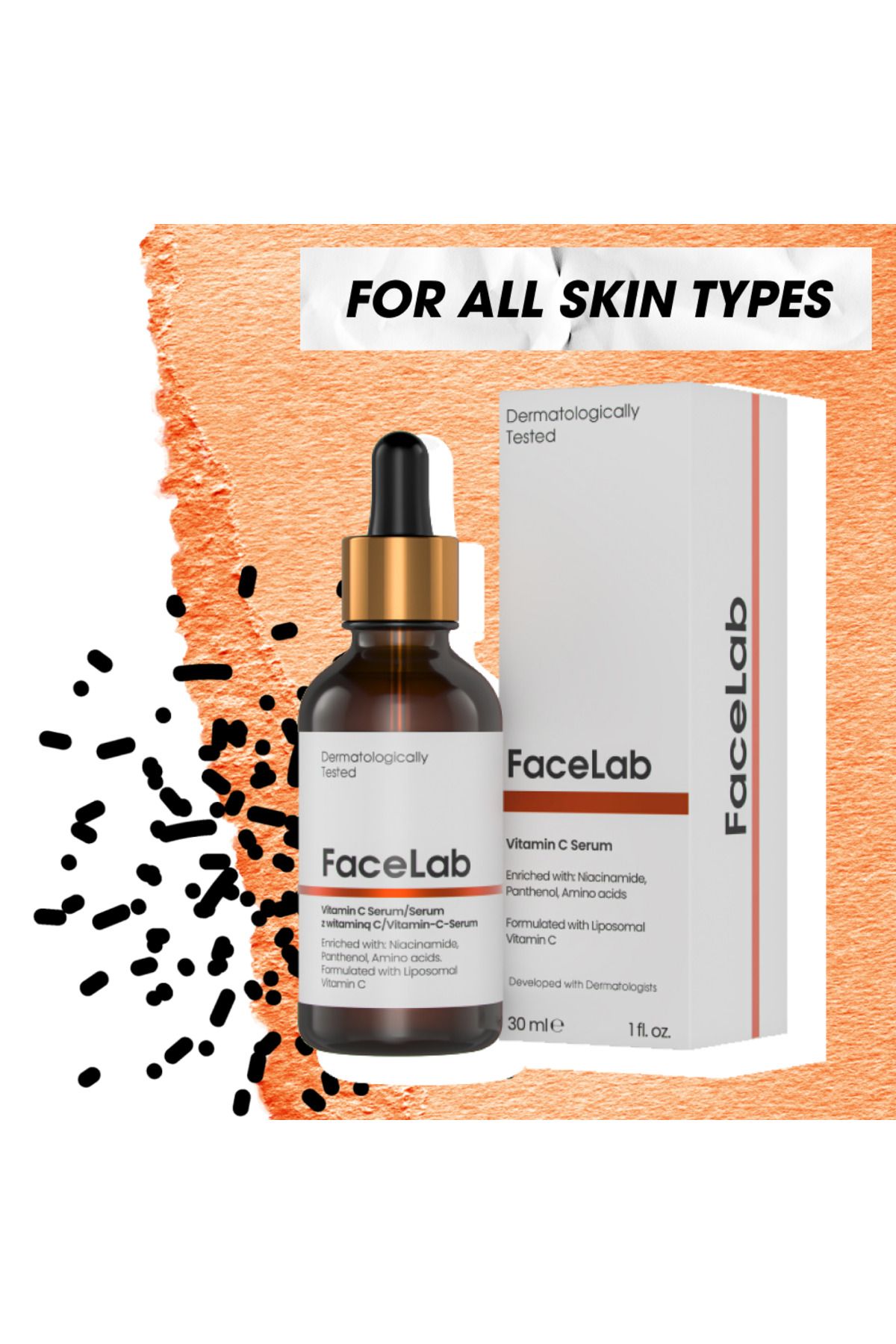 FaceLab-Brightening, Revitalizing and Nourishing Vitamin C Serum 30 ml 2