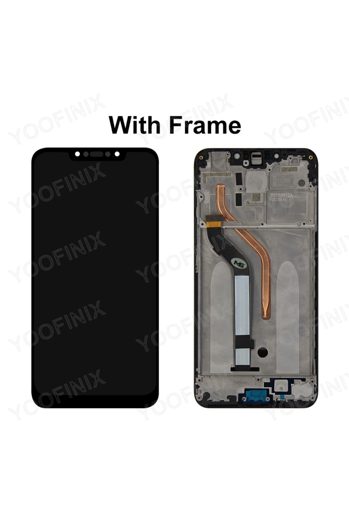 YOOFINIX-مجموعة محول رقمي لشاشة LCD تعمل باللمس لهاتف Xiaomi Pocophone F1 لهاتف Xiaomi POCO F1 LCD M1805E... 4