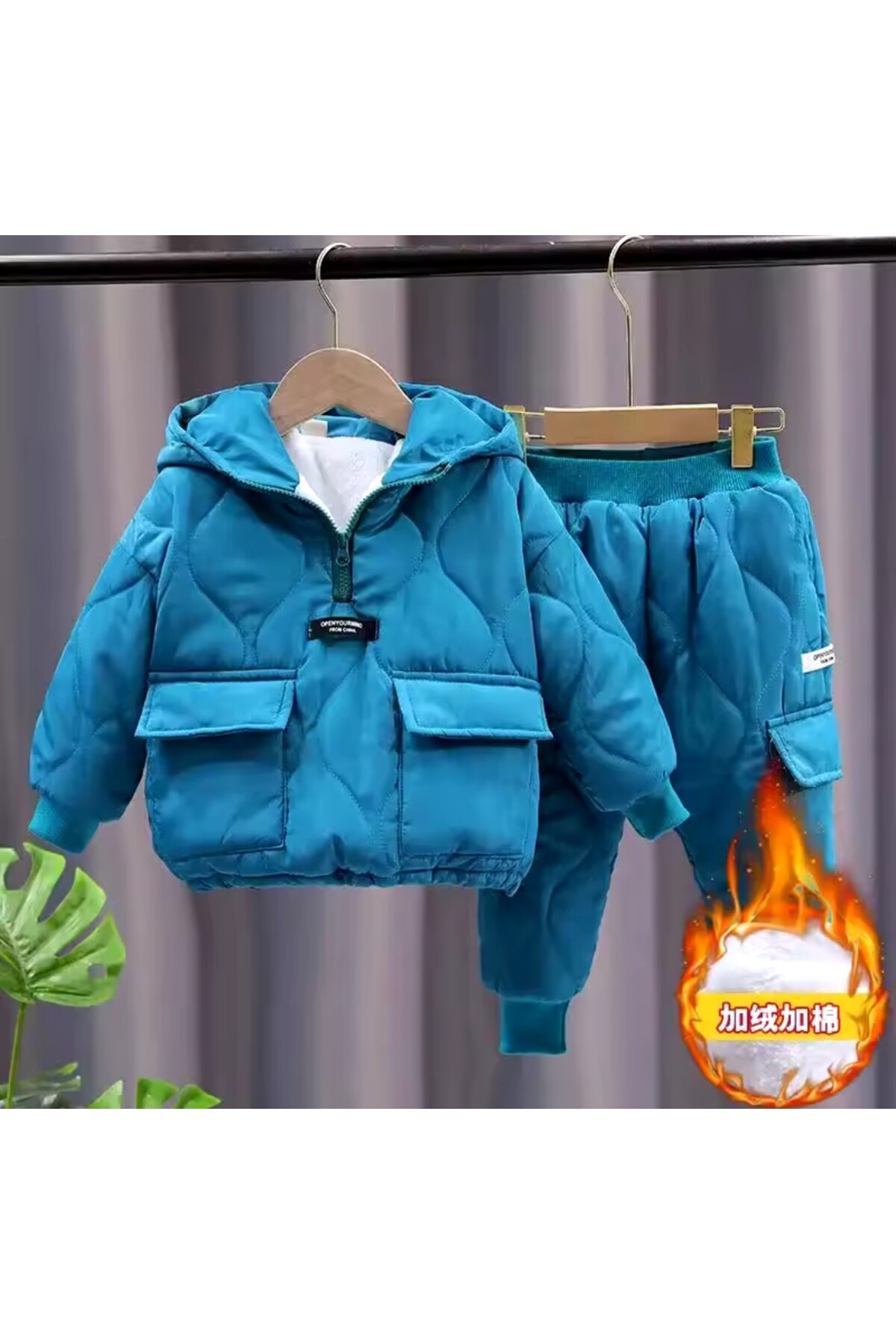 ARDSU Çocuk İçi Polar iki parca tulum fotoğrafı 5 (önizleme)