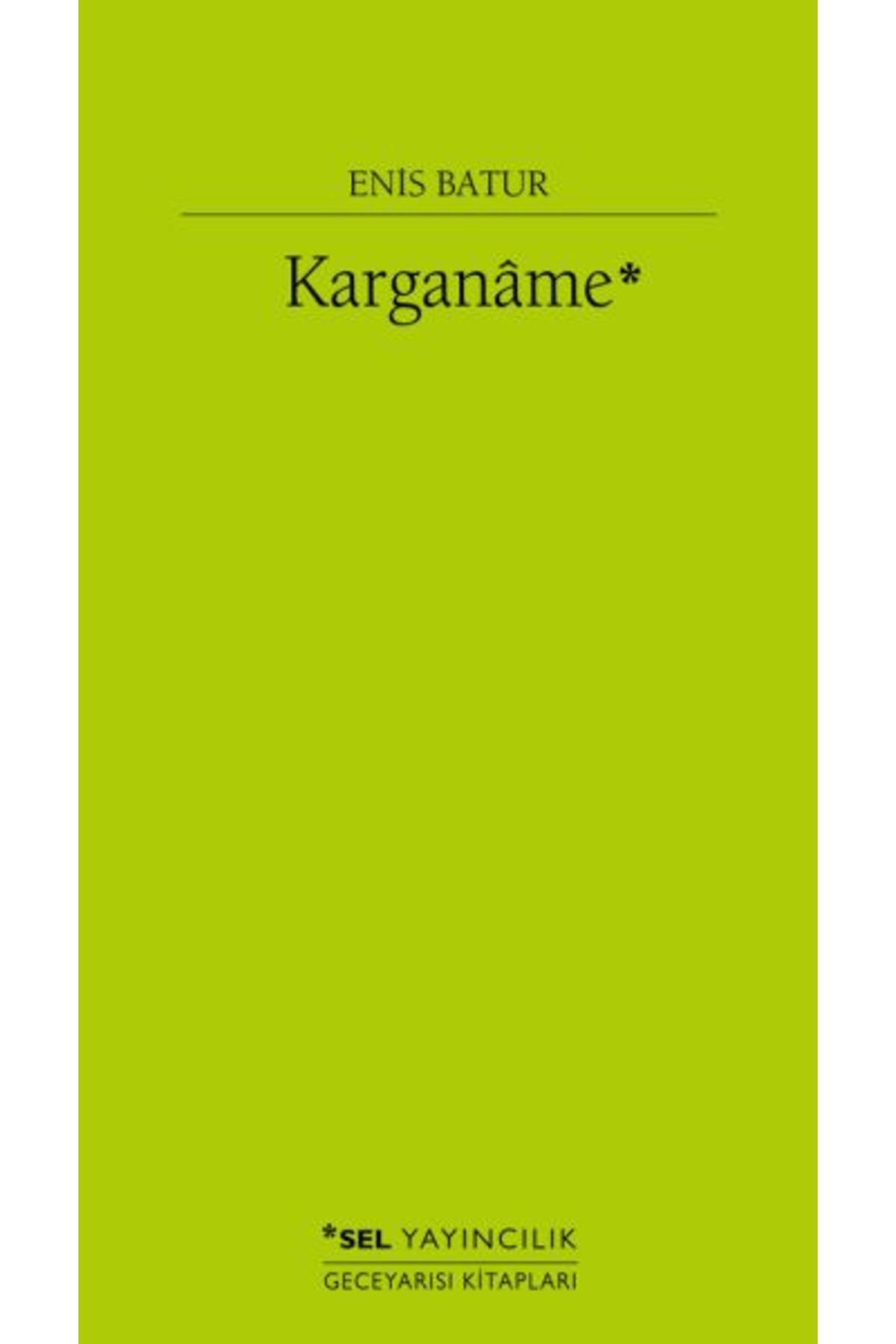 Sel Yayınları Karganame