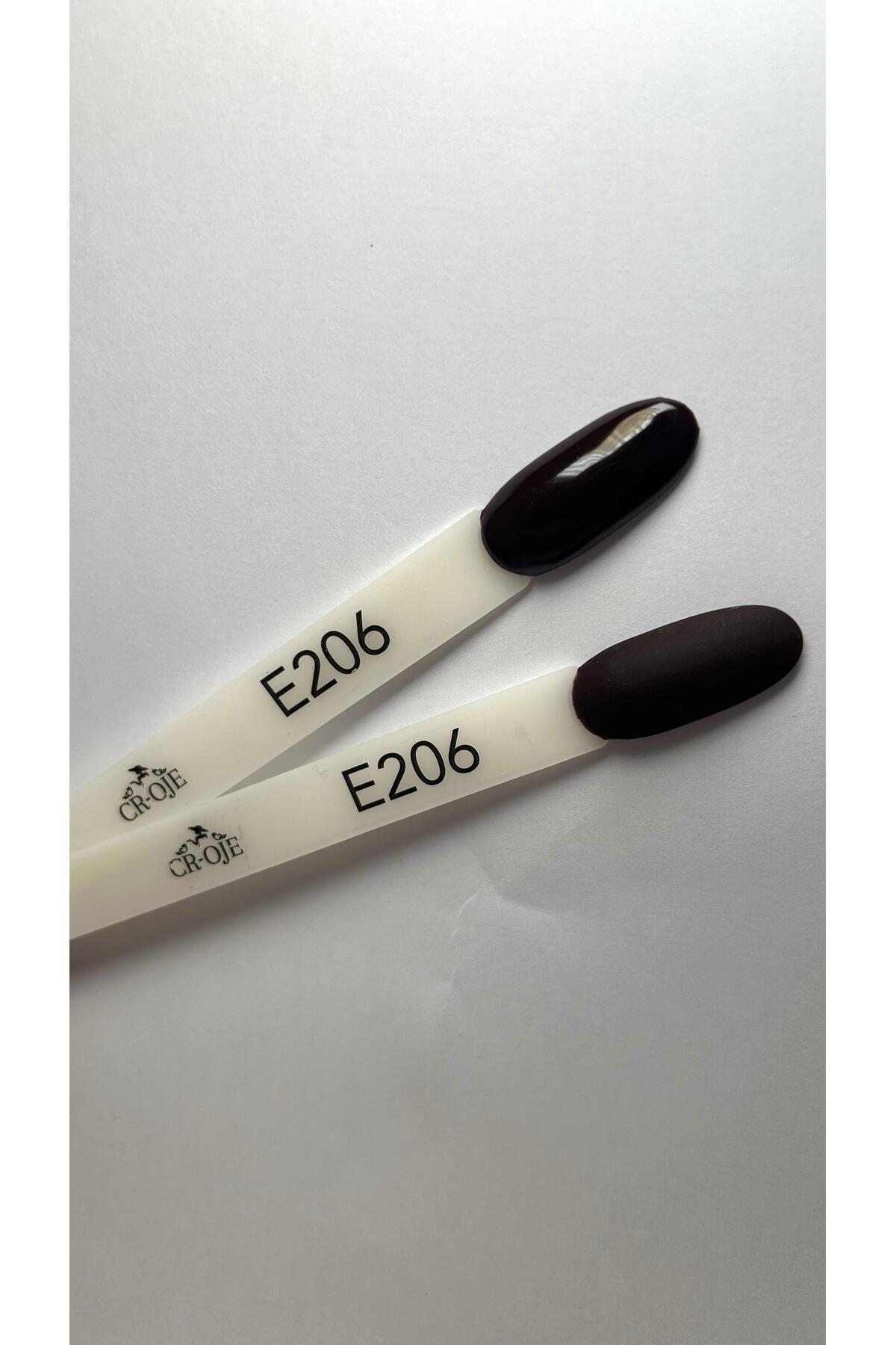 Kalıcı Oje Koyu Bordo - E206 (12 ML.) — رنگارنگ 5mlbordokalicioje — تصویر 4 از 9