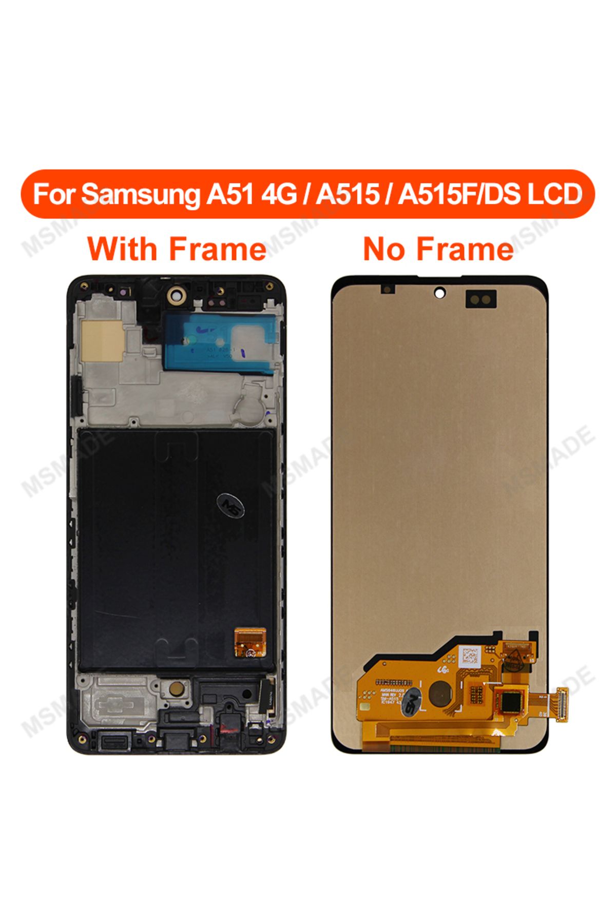 MSMADE-AMOLED For Samsung Galaxy A51 4G LCD SM-A515F/DST SM-A515F/DSM Display Touch Screen Replace For S... 5
