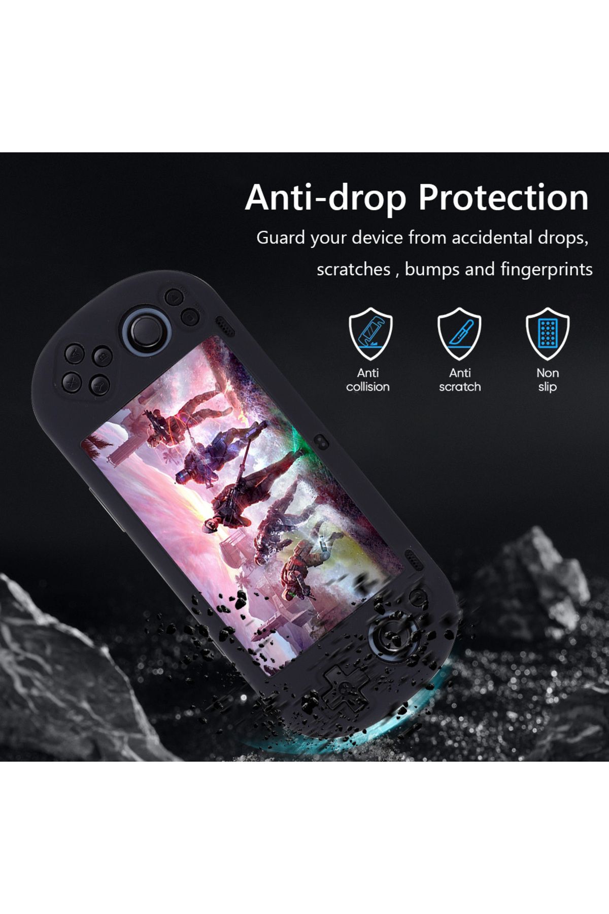 Shunmaii-Case Cover For Trimui Smart Pro Retro Handheld Game Console Silicone Protective Case Sleeve Shell... 4