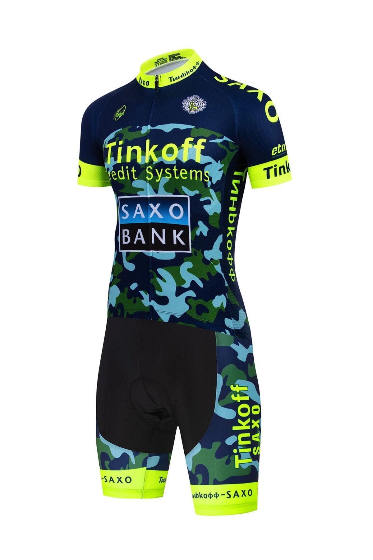 Choice-Saxo Bank Tinkoff TEAM Cycling Sets Triathlon Bicycle Clothing Breathable Anti-UV Mountain Cyclin... 8