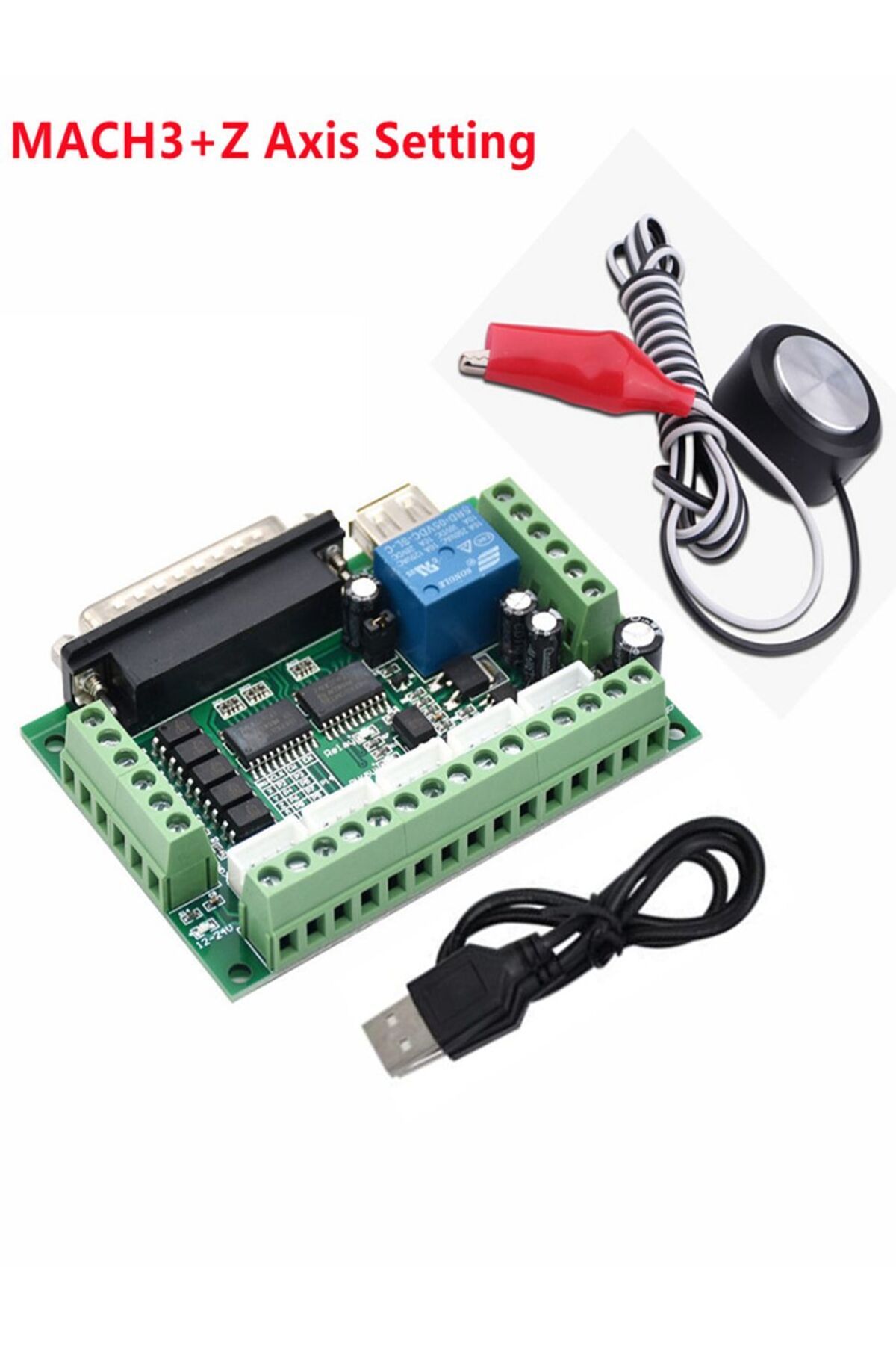 MacroBase-mach3 cnc controller 5 axis mach 3 interface motion card breakout board engraving cutting machine... 8