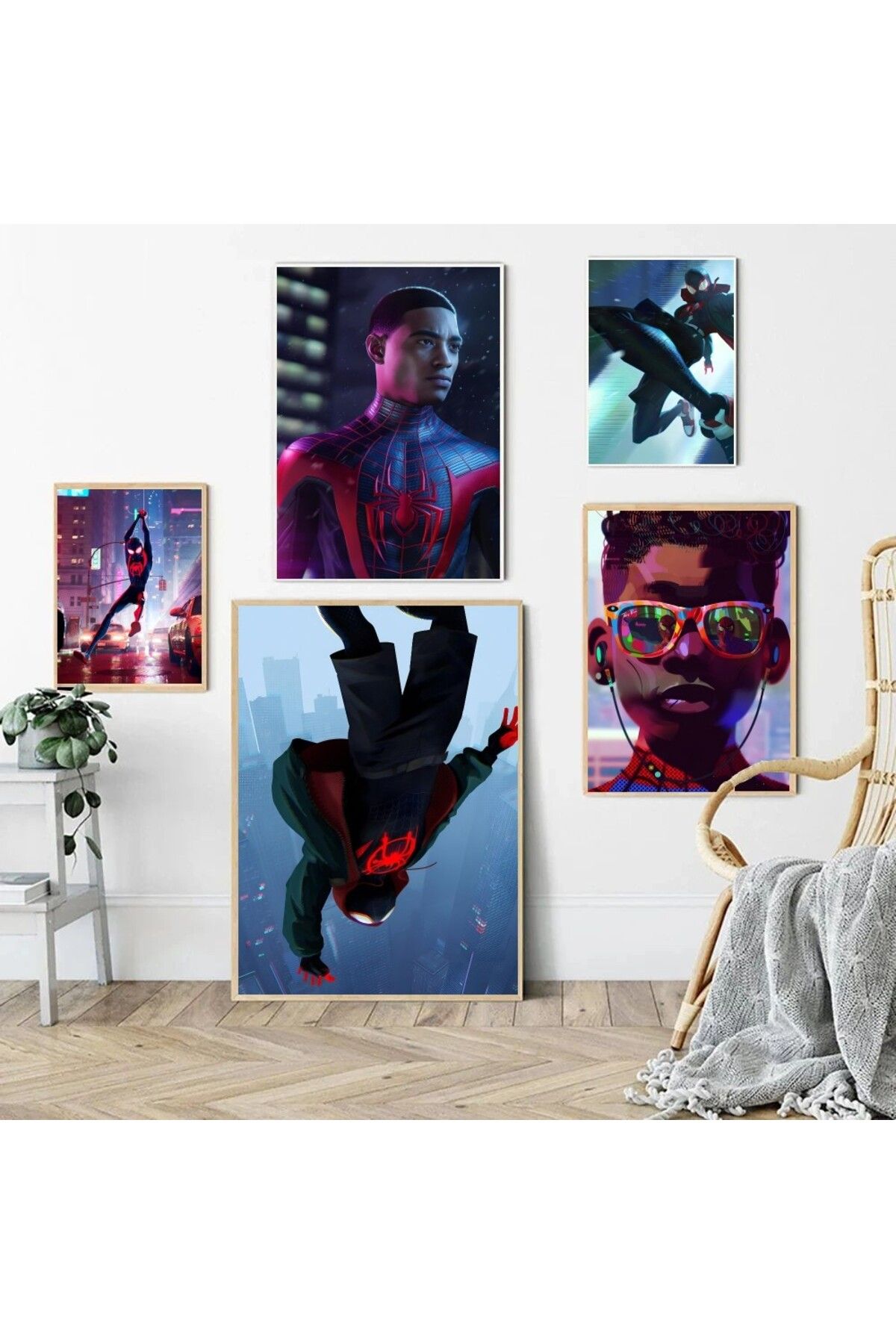 Potdemiel-1pc Hot PosterM-Miles Morales Poster HD Posters Home Room Bar Cafe Decor Art Wall Painting Picture 2