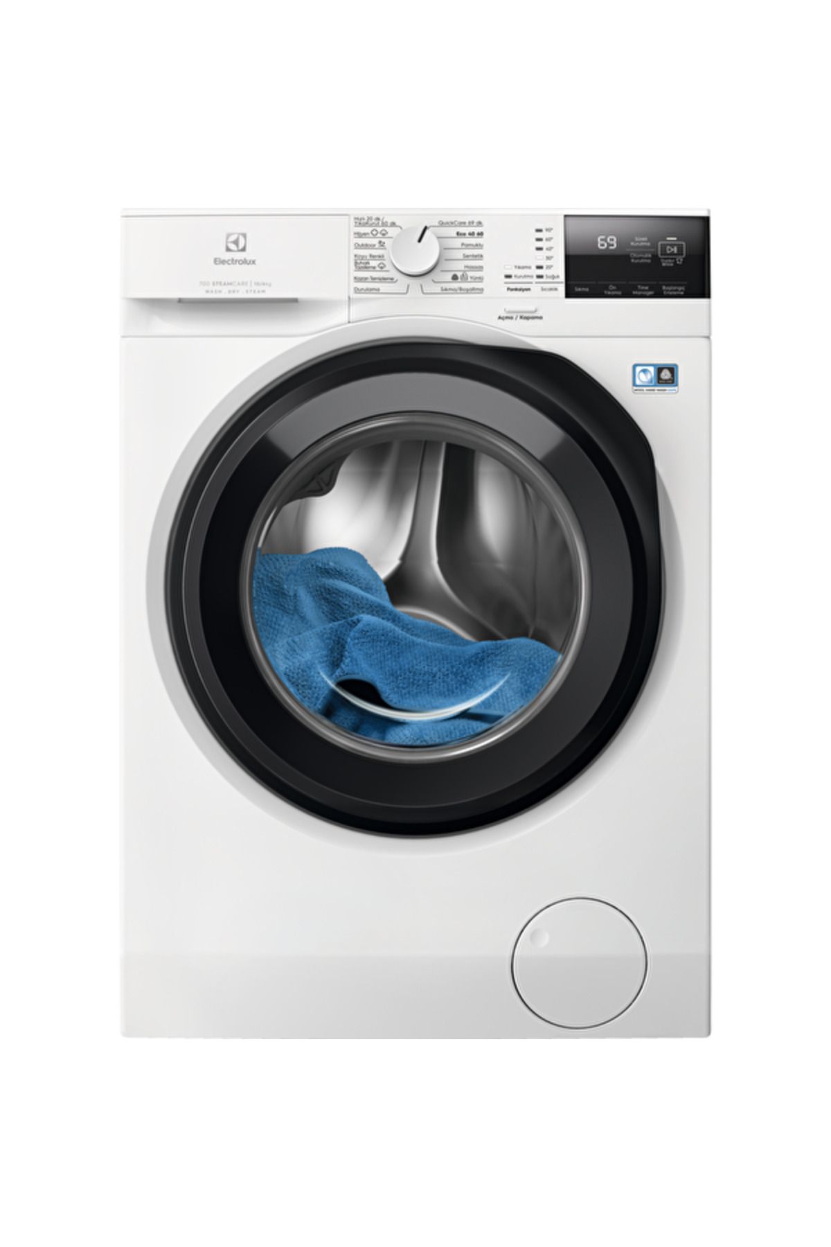 Electrolux EW7W2612T 700 Serisi SteamCare 10/6kg 1600 devir Buharlı Kurutmalı Çamaşır Makinesi