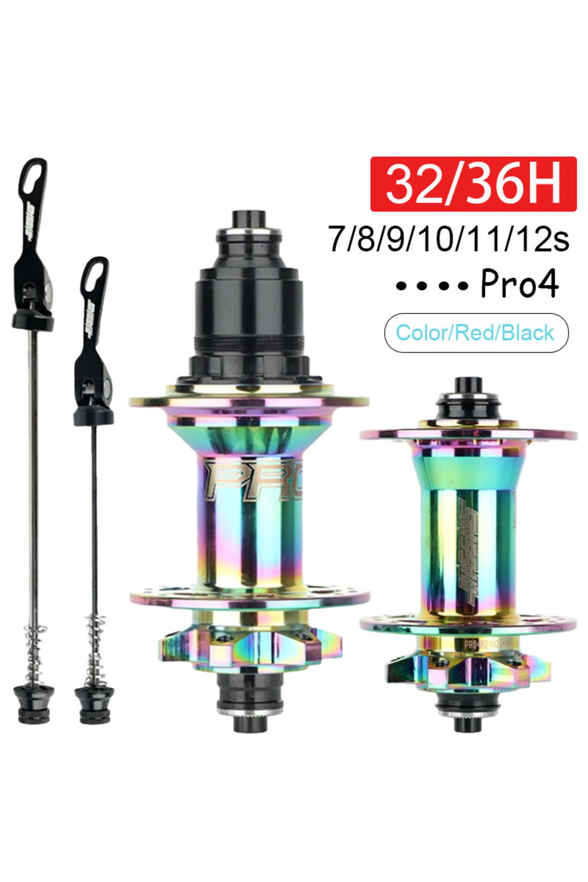 Choice-Hassns pro4 k7 cube mtb noisy cubes 32/36 holes mtb hubs 120 Sound Freehub 7-12 Speed HUB for SHI... 2