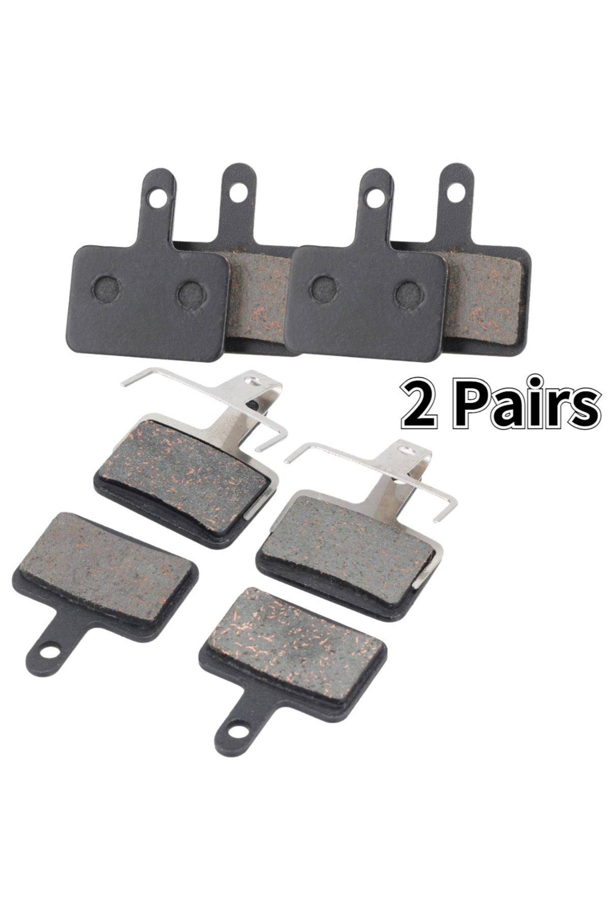 Choice-2Pairs Bicycle Semi Metal Resin Ceramics Disc Brake Pads for Shimano B01S M375 M395 M416 M445 M44... 2